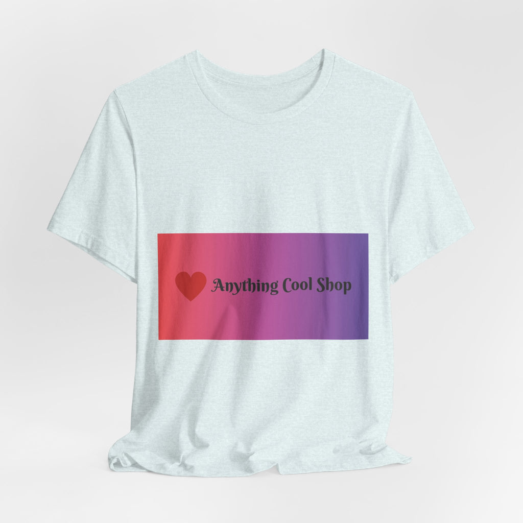 T-Shirt — "Anything Cool Shop" Gradient Logo Tee
