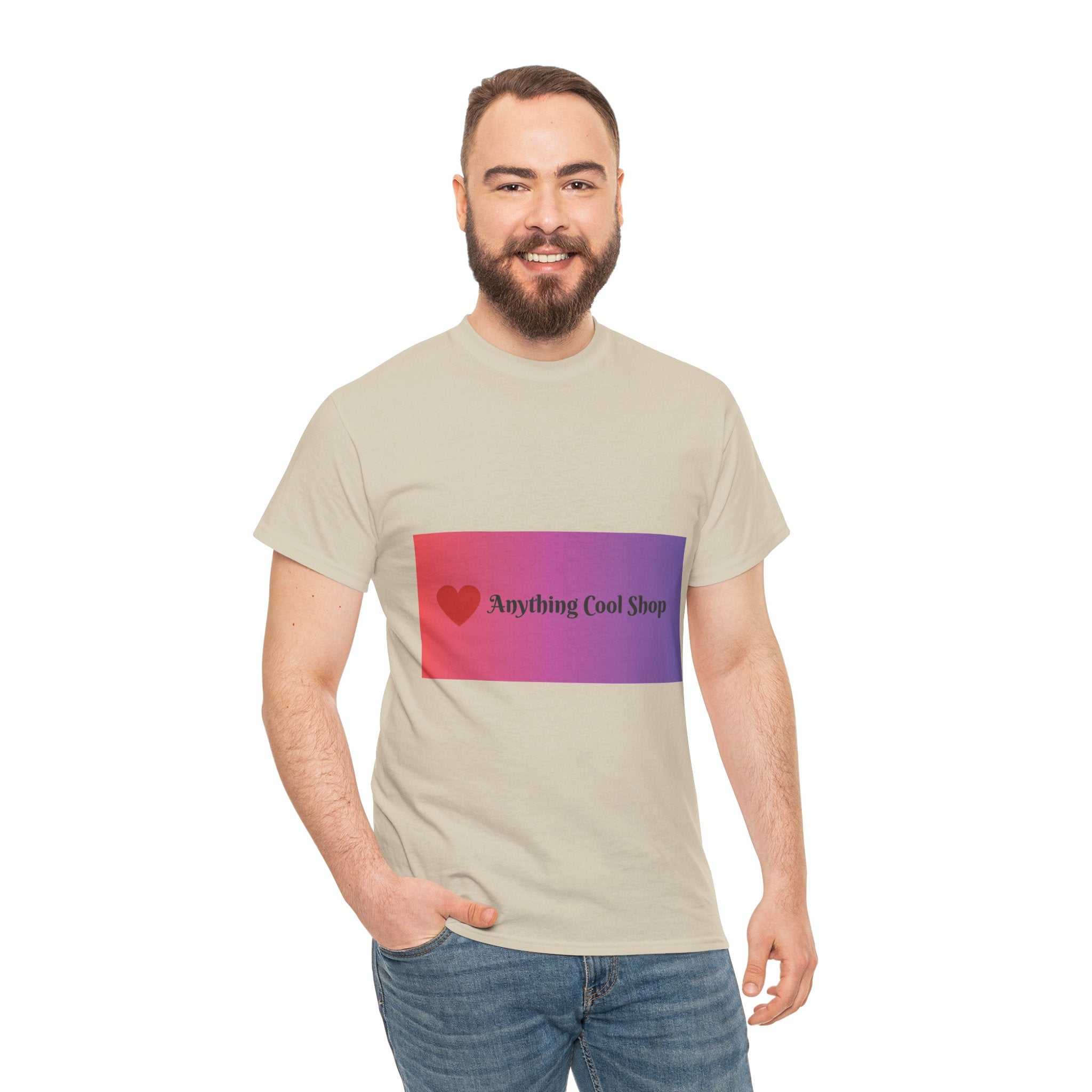 Graphic Tee — 'Anything Cool Shop' Heart Gradient Logo