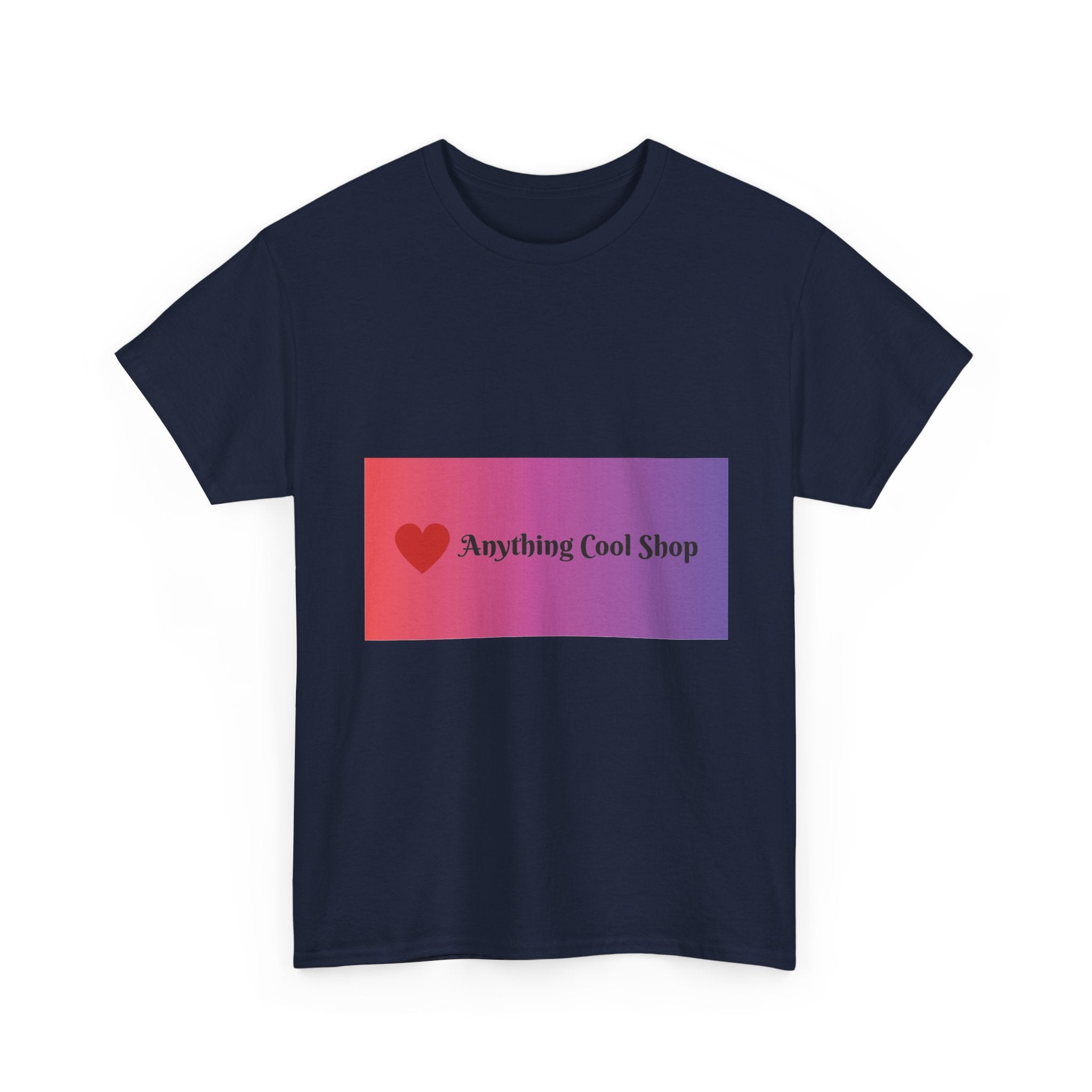 Graphic Tee — 'Anything Cool Shop' Heart Gradient Logo