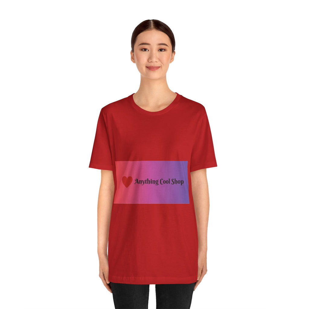 T-Shirt — "Anything Cool Shop" Gradient Logo Tee