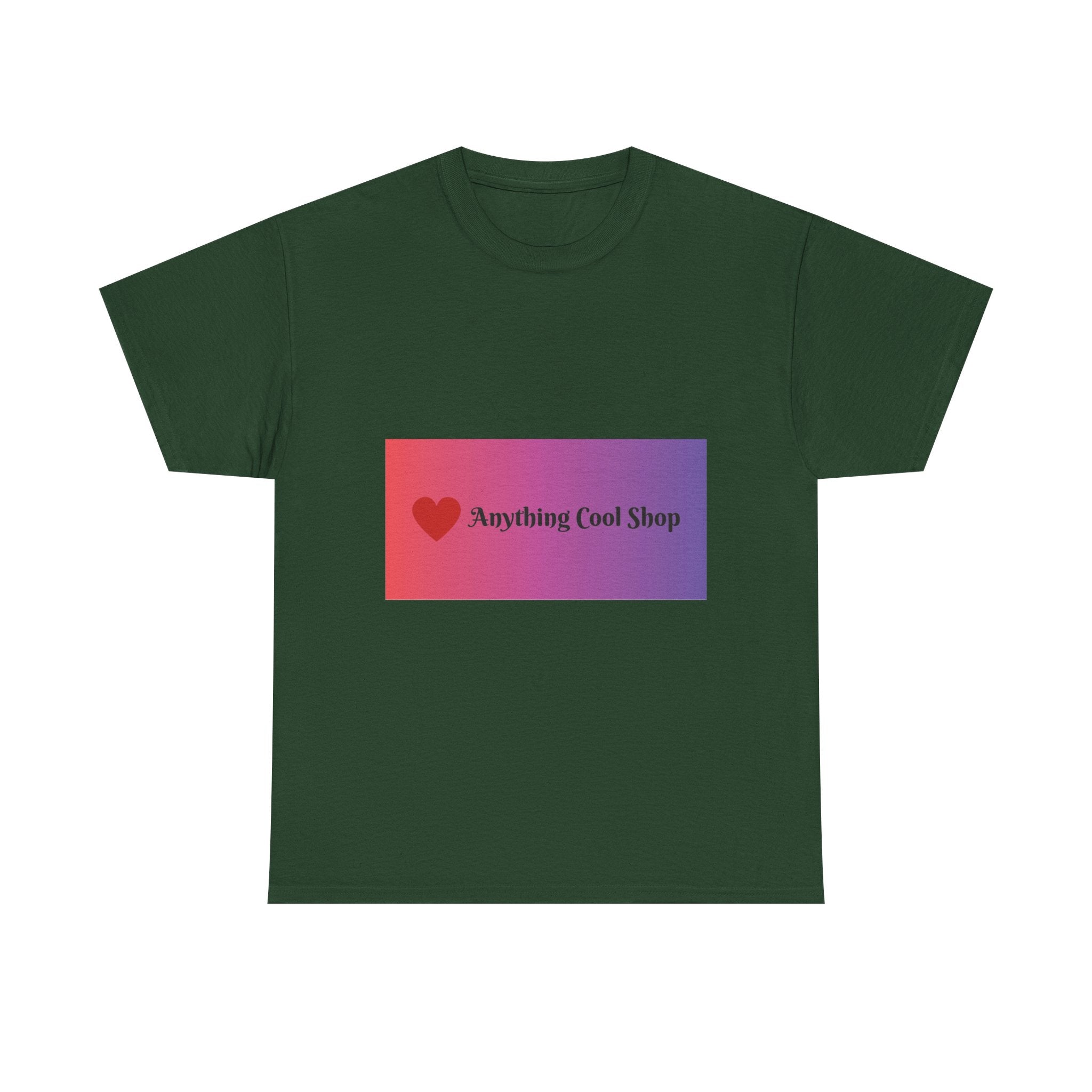 Graphic Tee — 'Anything Cool Shop' Heart Gradient Logo