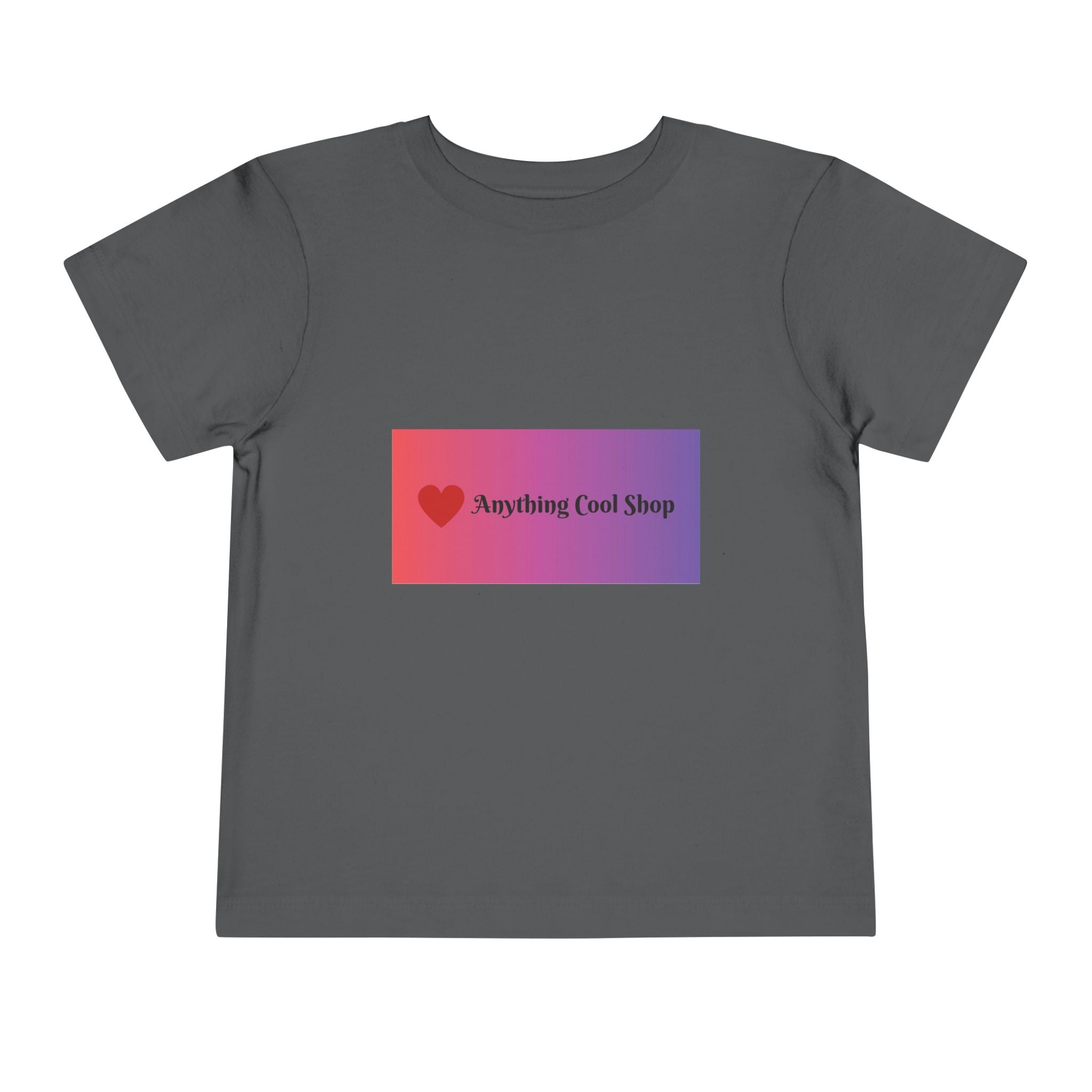 Toddler Tee - "Anything Cool Shop" Heart Logo Gradient Kids Shirt