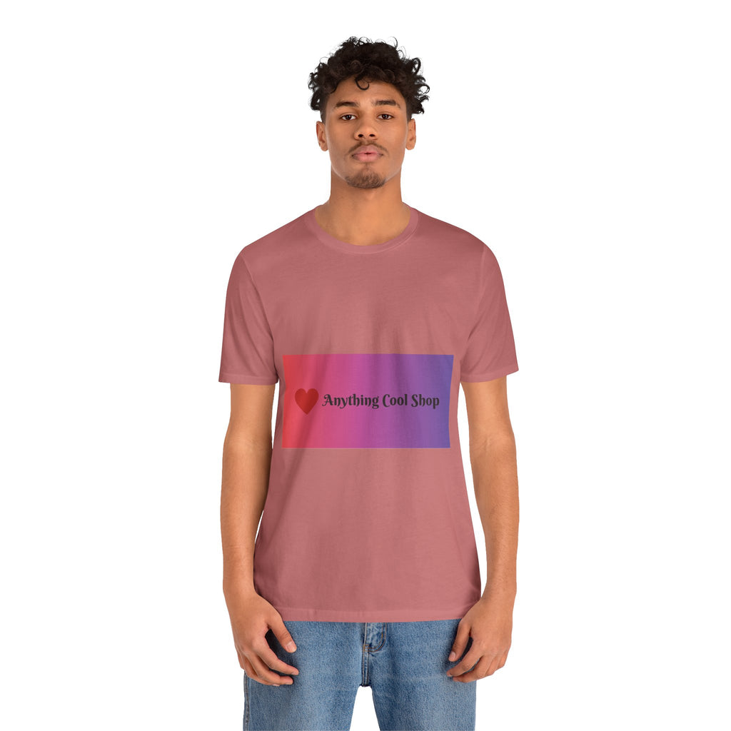 T-Shirt — "Anything Cool Shop" Gradient Logo Tee
