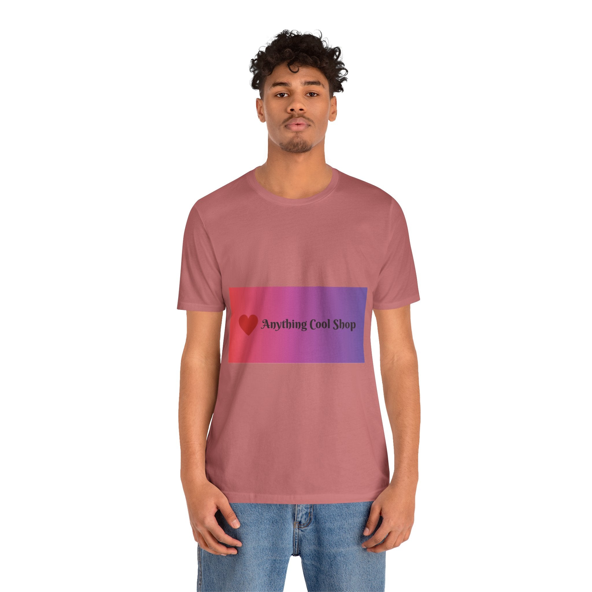 T-Shirt — "Anything Cool Shop" Gradient Logo Tee