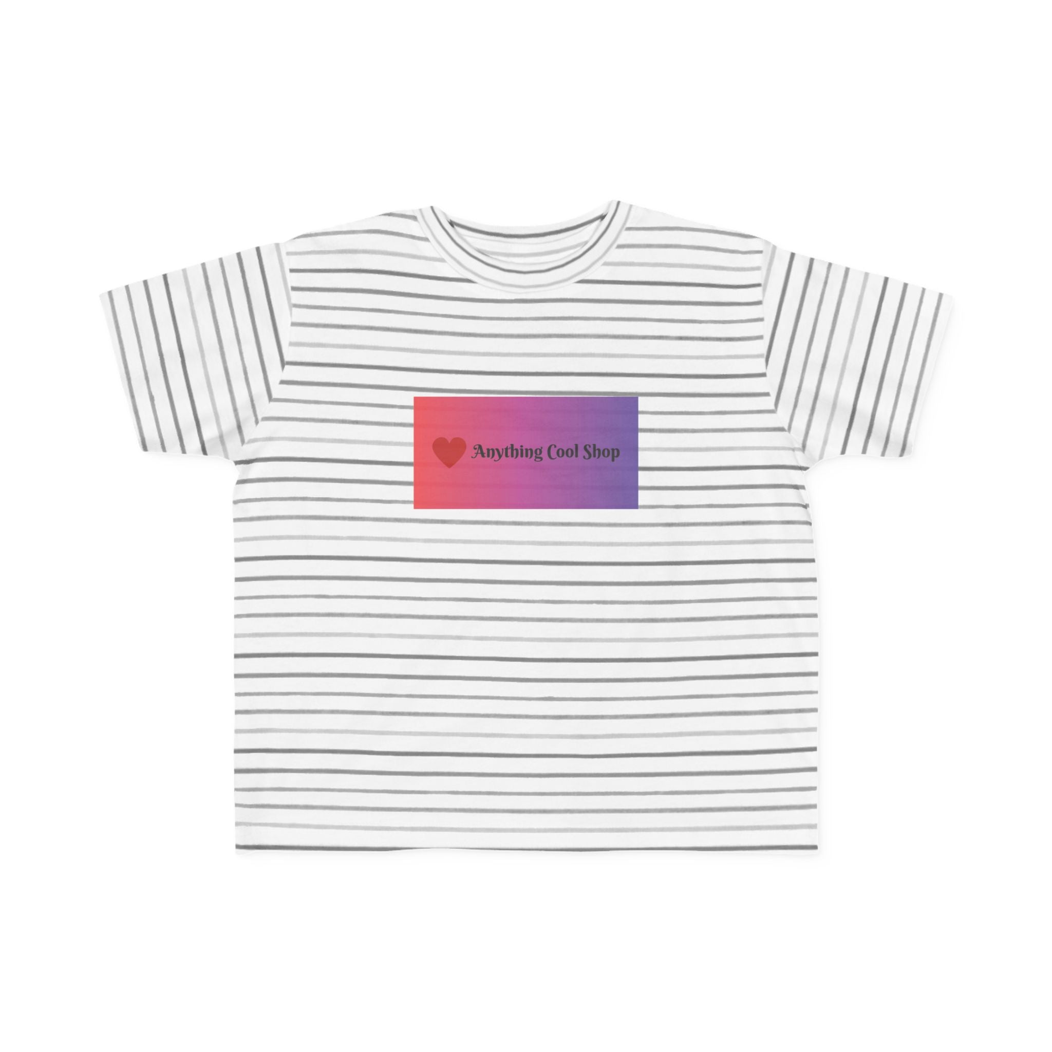 Toddler Tee — "Anything Cool Tho?" Gradient Heart Kids T‑Shirt