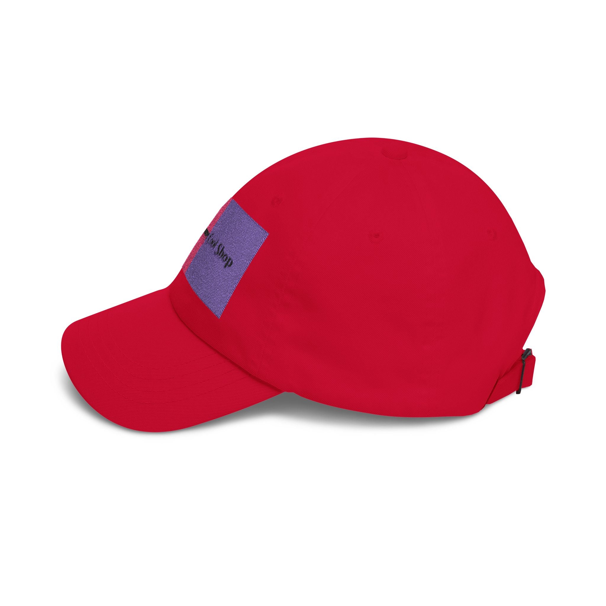Dad Cap — Pink & Purple Heart Patch Embroidered "Anything Cool Stuff"