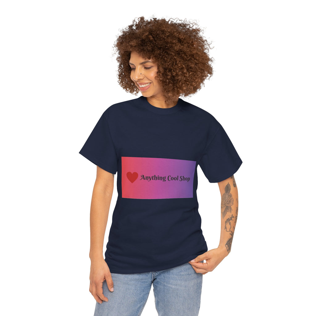 Graphic Tee — 'Anything Cool Shop' Heart Gradient Logo