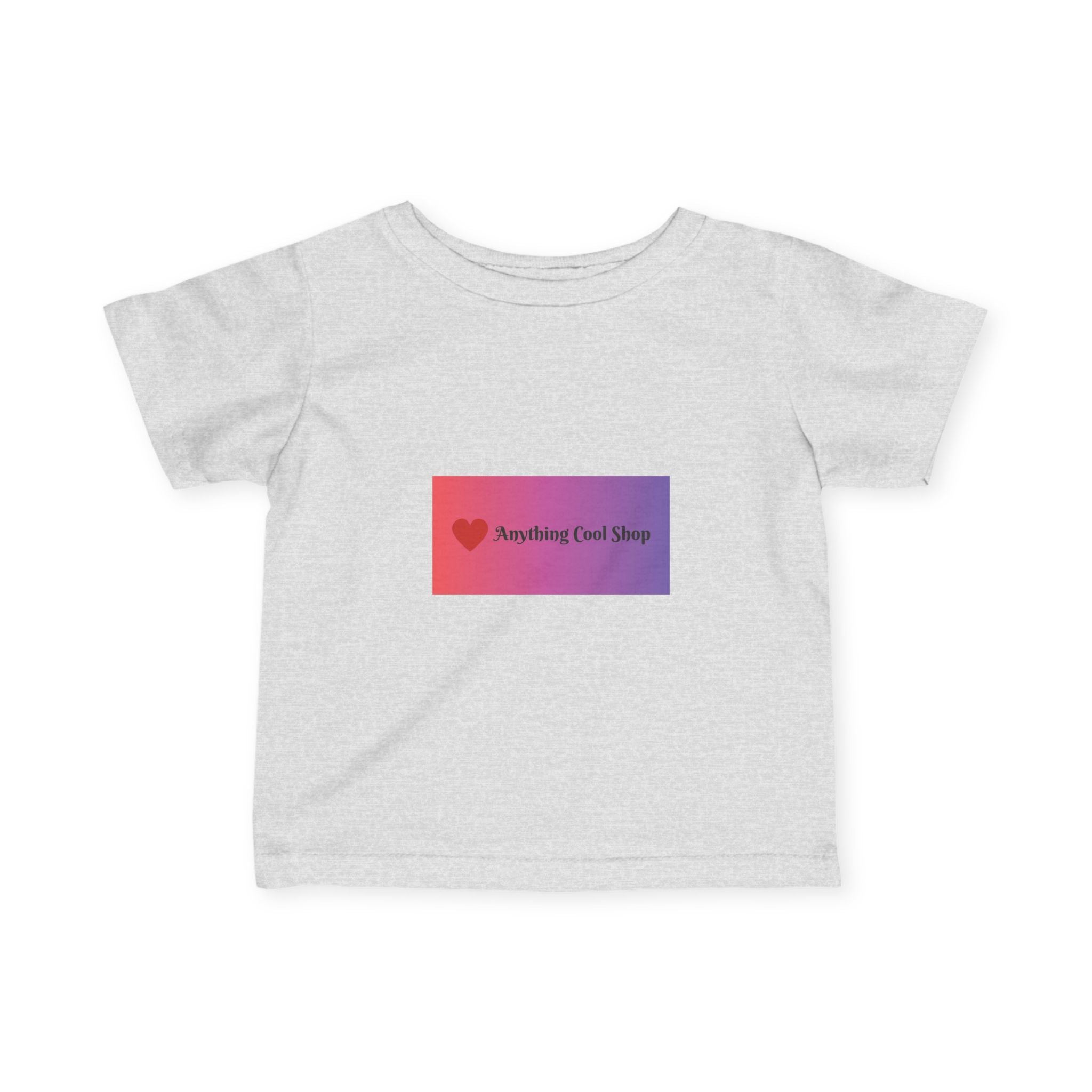 Infant Tee — Gradient Heart 'Averting Cool Shop' Baby Shirt