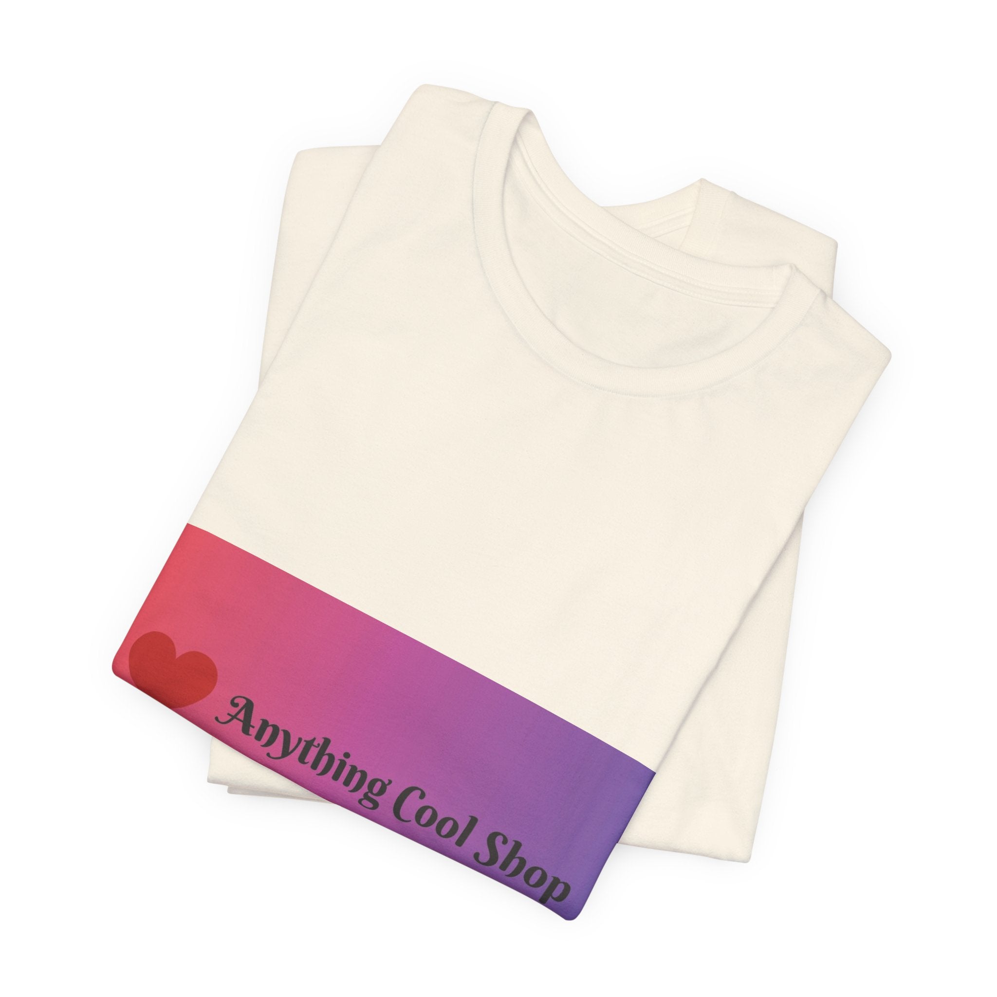 T-Shirt — "Anything Cool Shop" Gradient Logo Tee