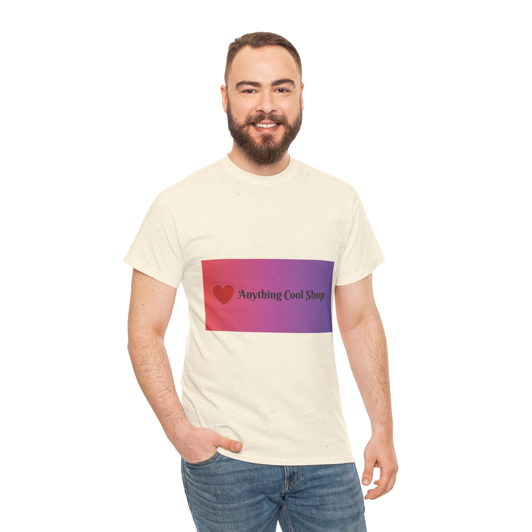 Graphic Tee — 'Anything Cool Shop' Heart Gradient Logo