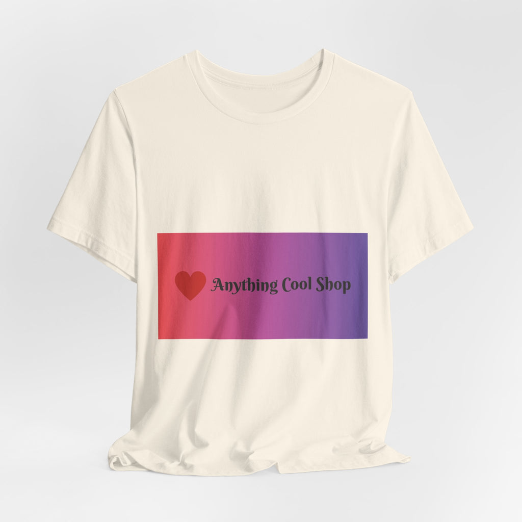 T-Shirt — "Anything Cool Shop" Gradient Logo Tee