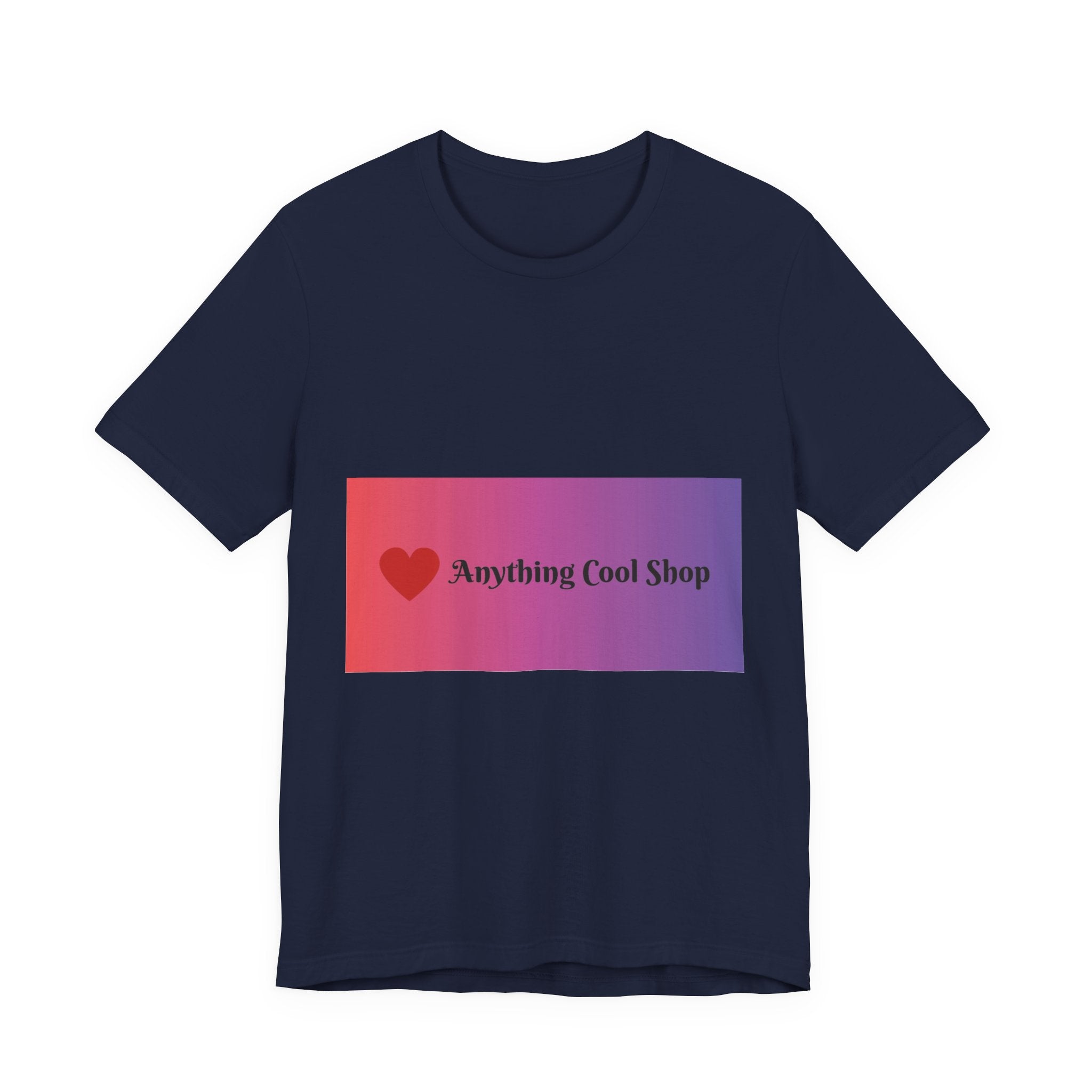 T-Shirt — "Anything Cool Shop" Gradient Logo Tee