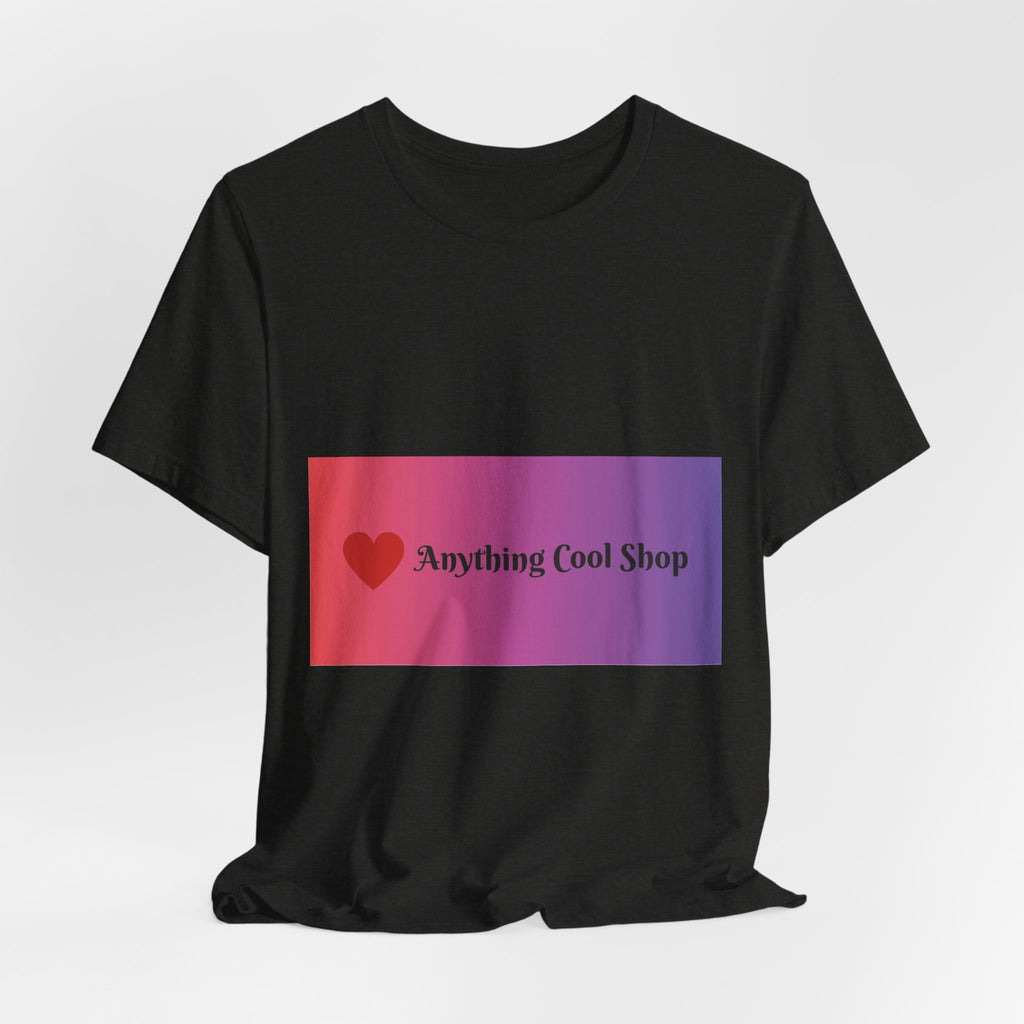 T-Shirt — "Anything Cool Shop" Gradient Logo Tee