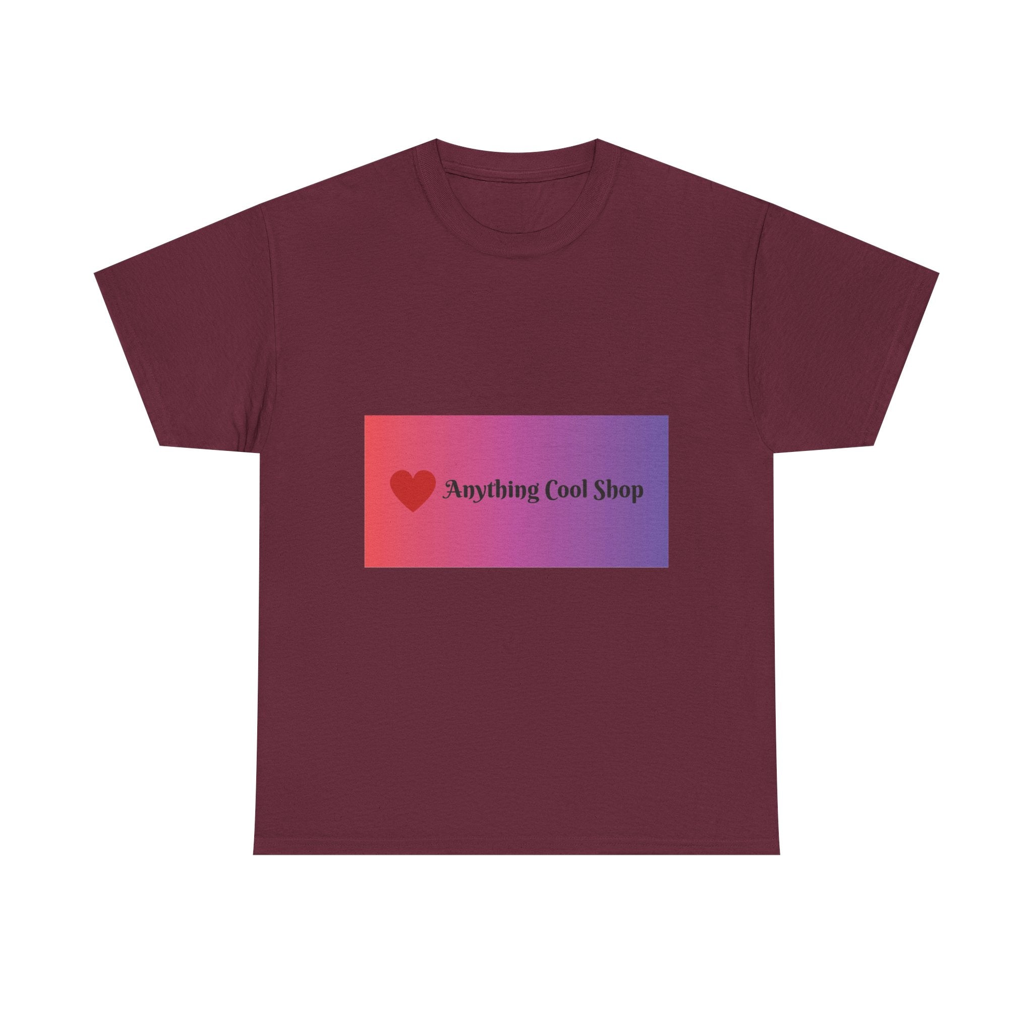 Graphic Tee — 'Anything Cool Shop' Heart Gradient Logo