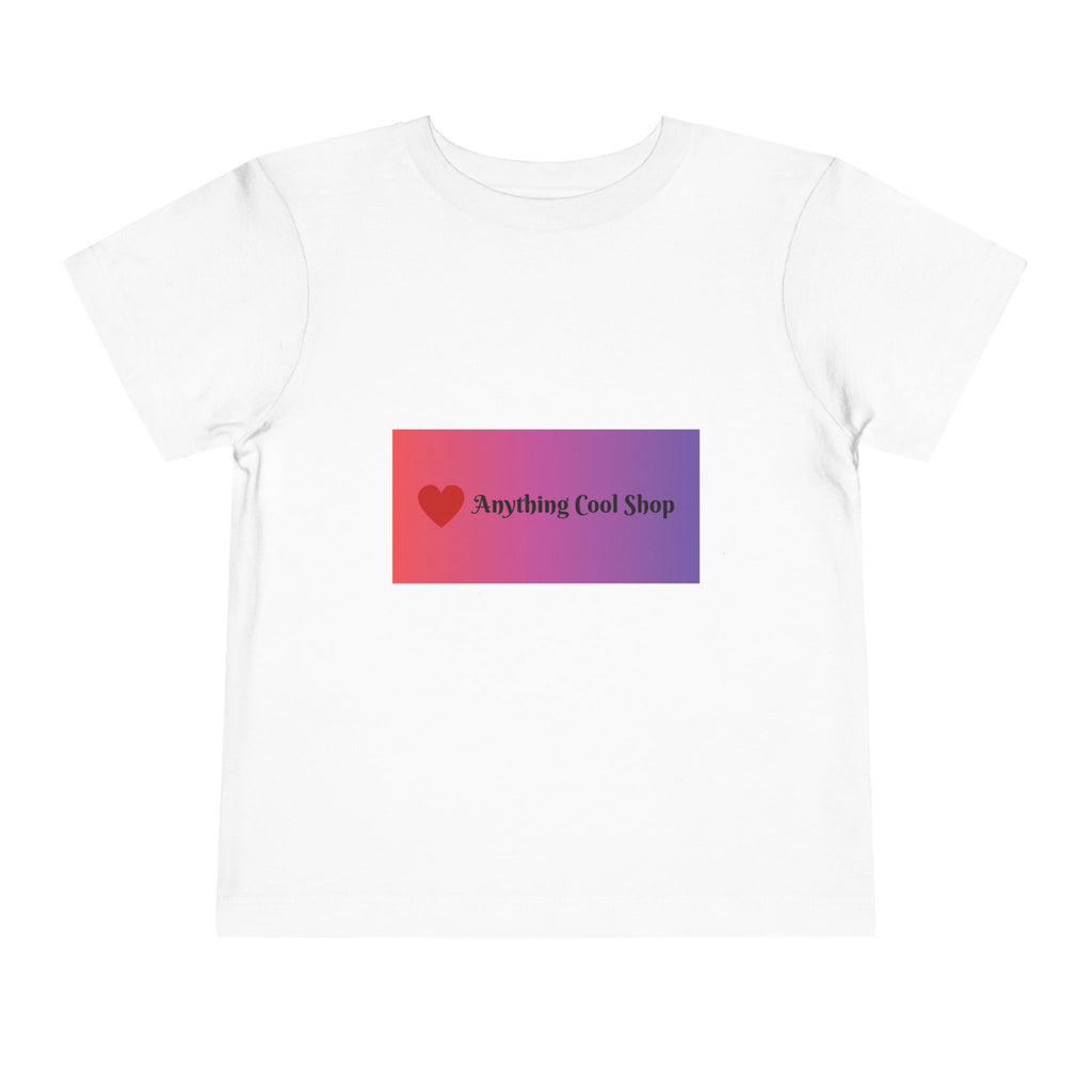Toddler Tee - "Anything Cool Shop" Heart Logo Gradient Kids Shirt
