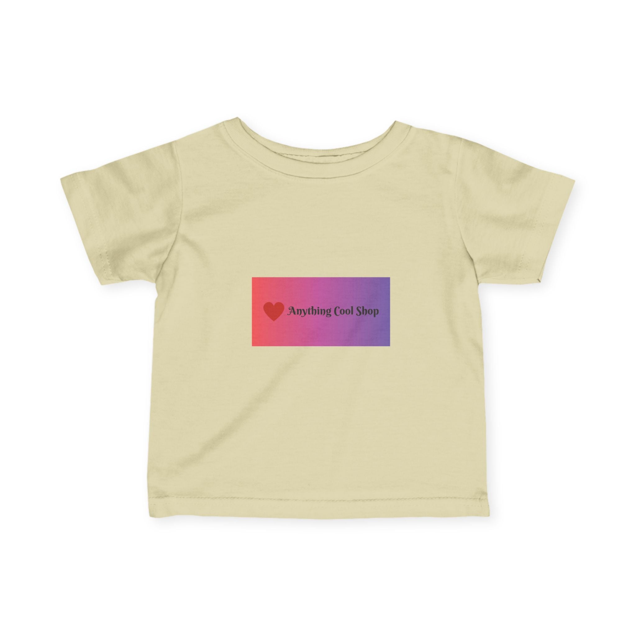 Infant Tee — Gradient Heart 'Averting Cool Shop' Baby Shirt