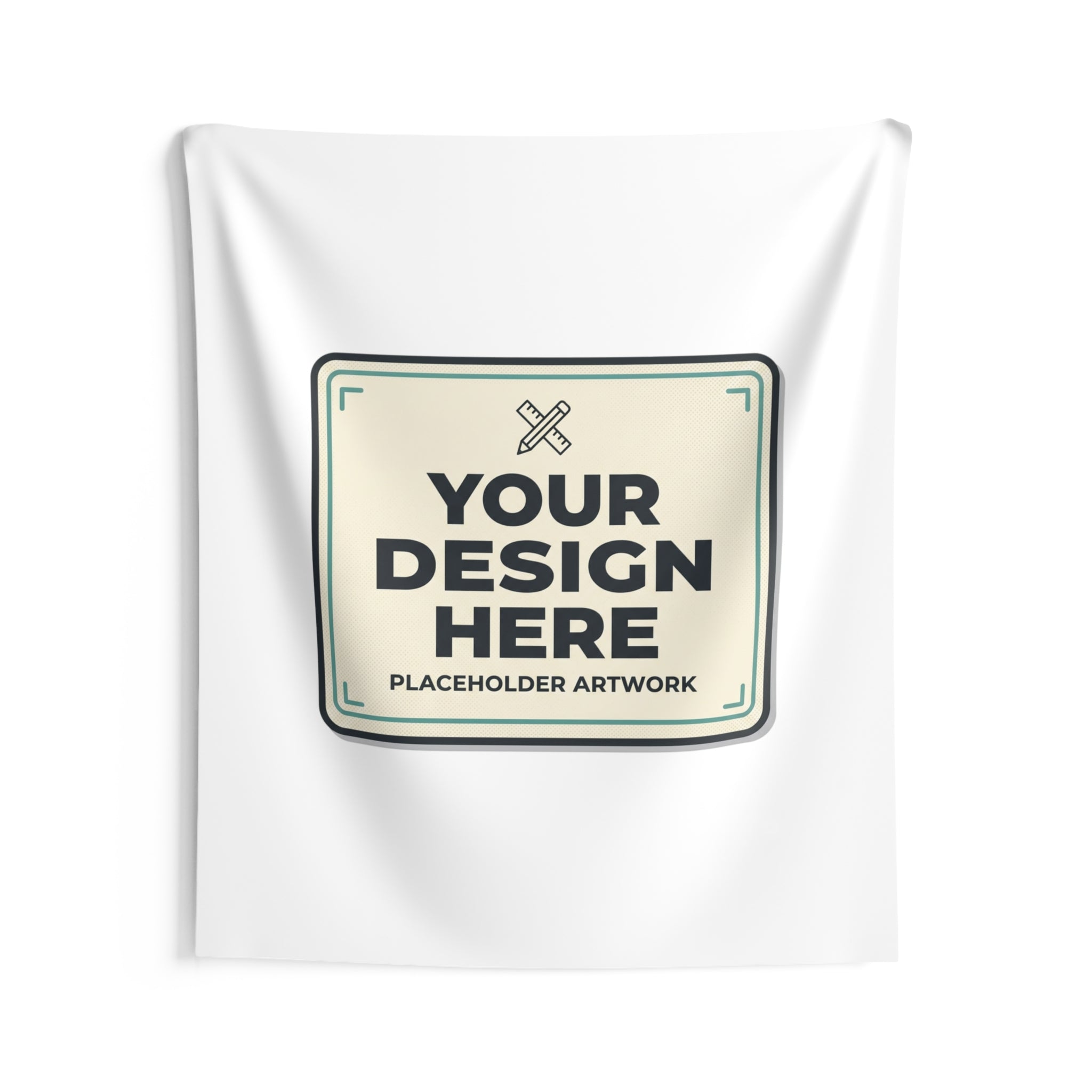 Indoor Wall Tapestry — Custom Design Placeholder Artwork