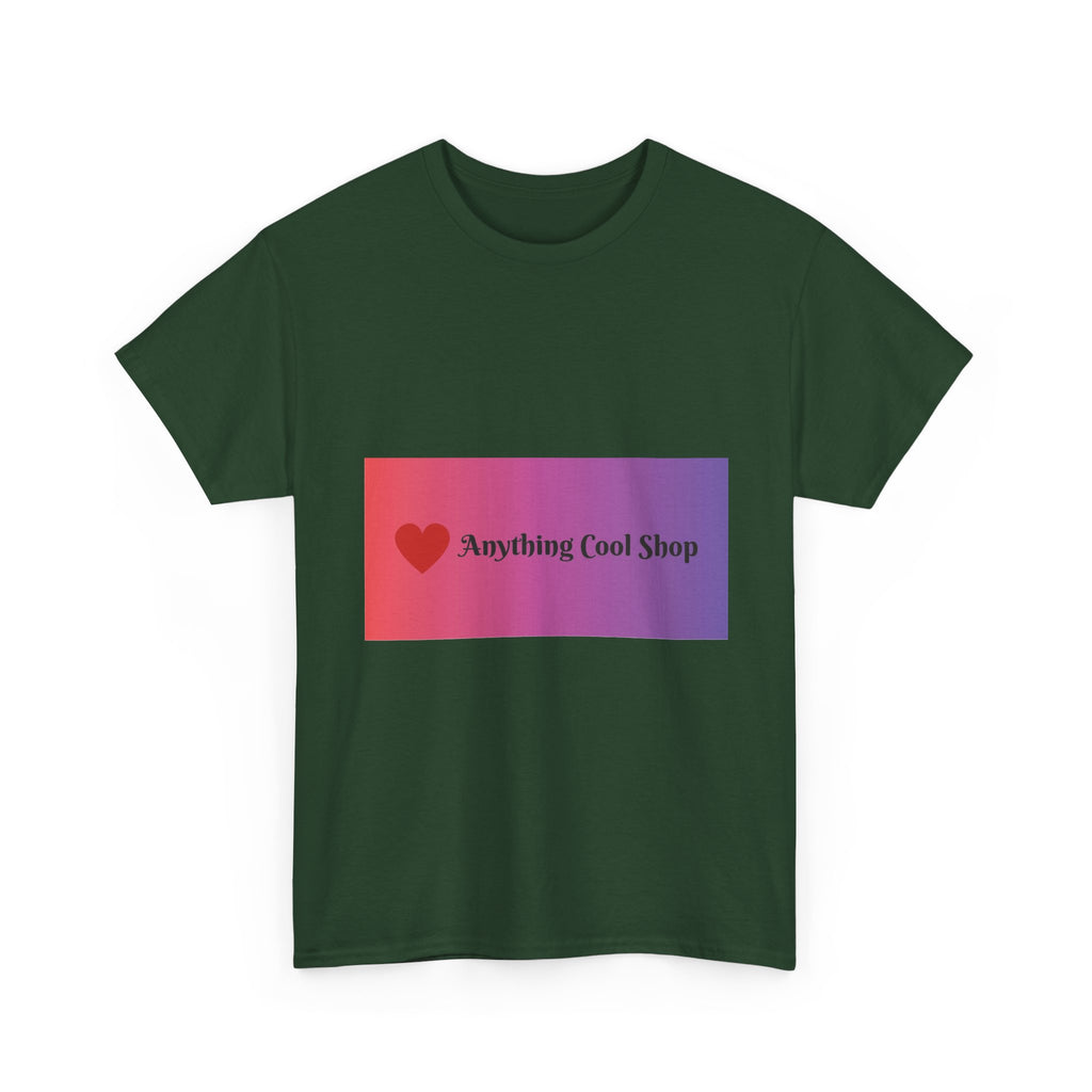 Graphic Tee — 'Anything Cool Shop' Heart Gradient Logo