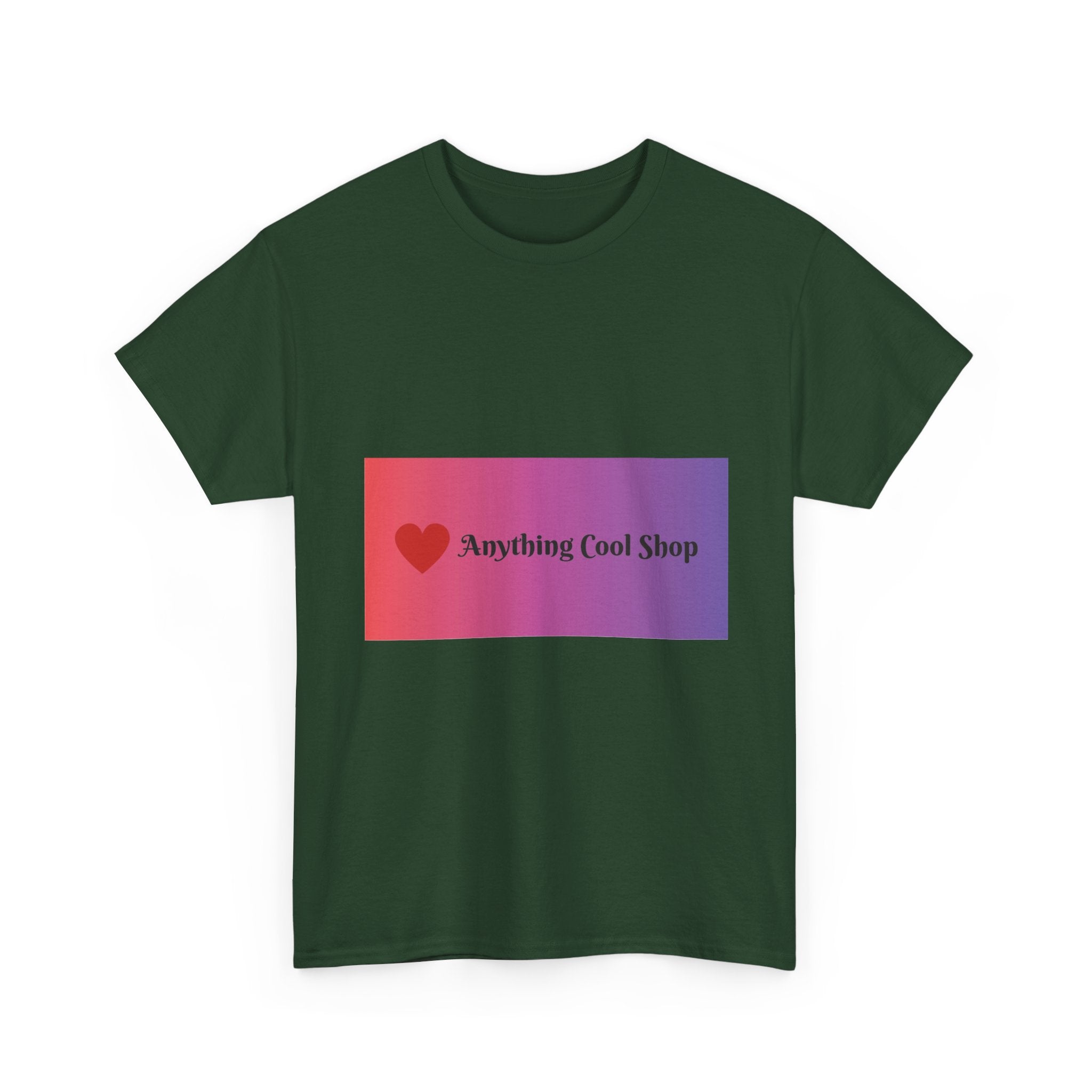 Graphic Tee — 'Anything Cool Shop' Heart Gradient Logo