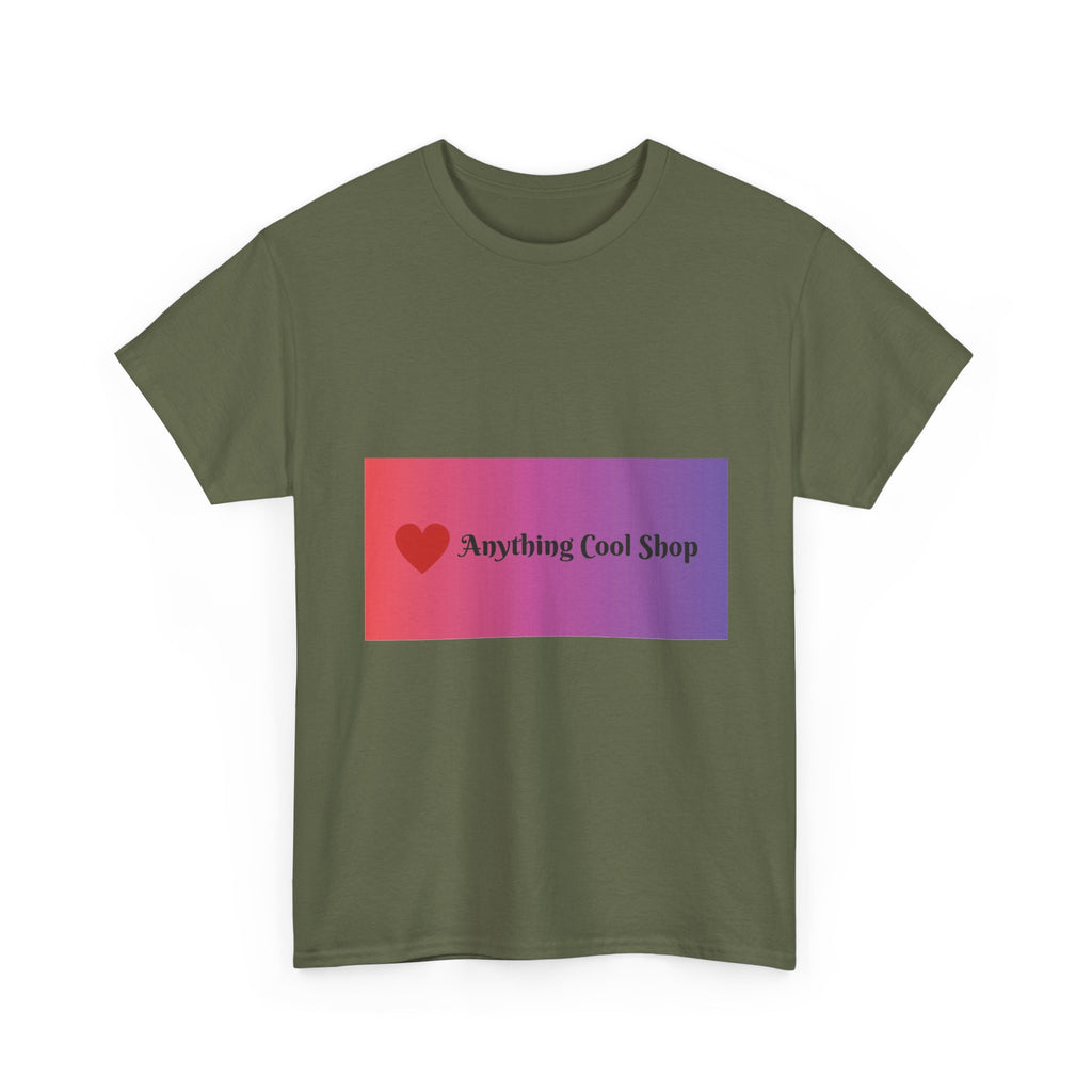 Graphic Tee — 'Anything Cool Shop' Heart Gradient Logo