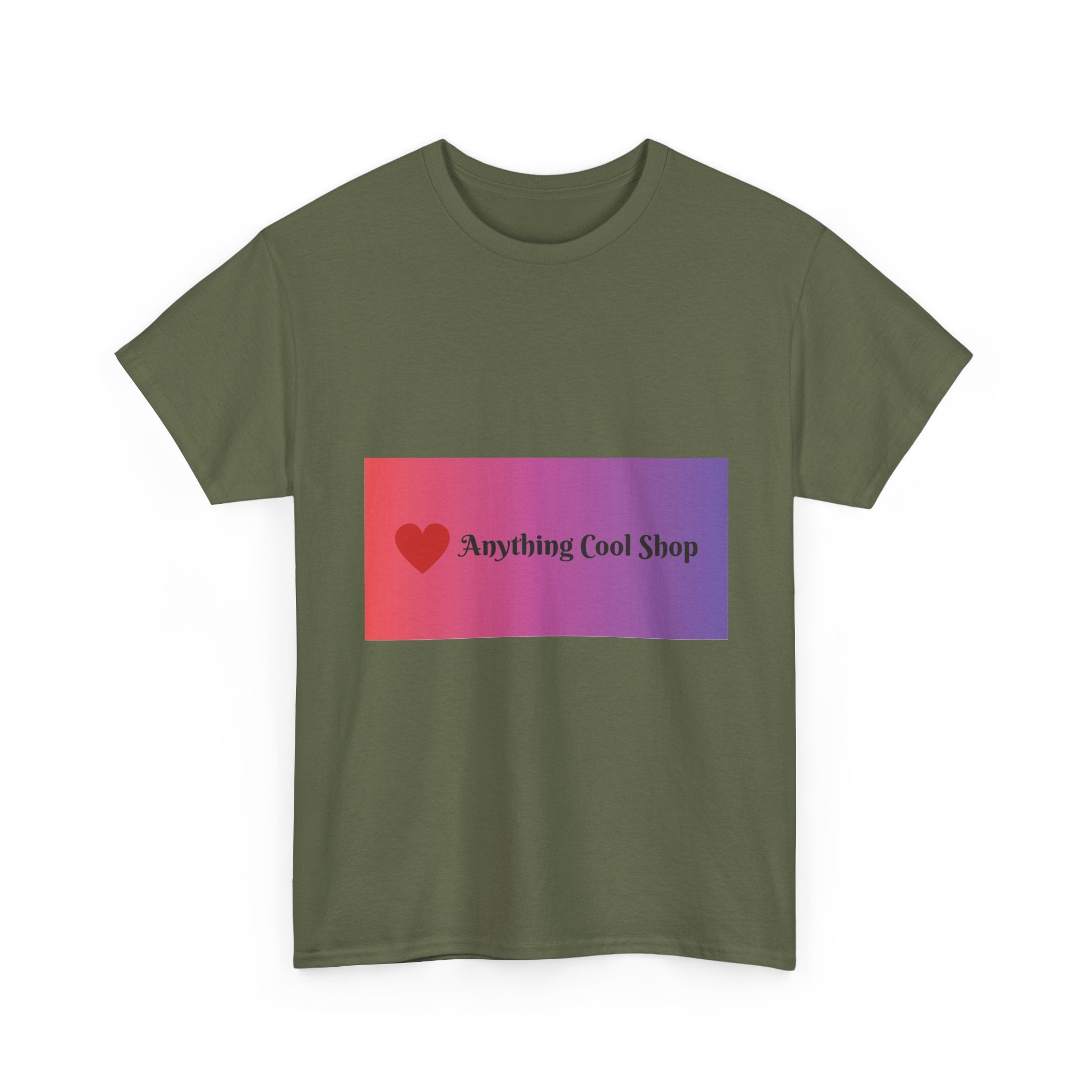 Graphic Tee — 'Anything Cool Shop' Heart Gradient Logo