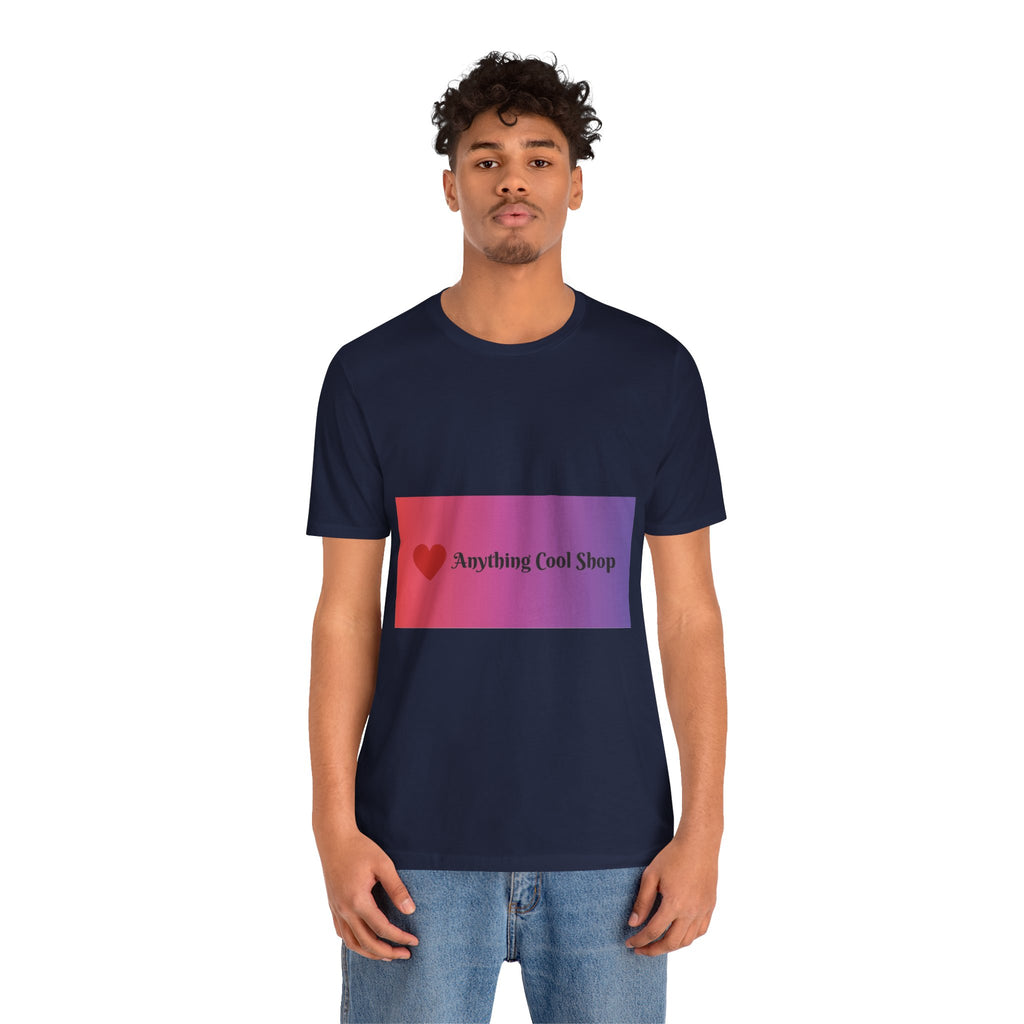 T-Shirt — "Anything Cool Shop" Gradient Logo Tee