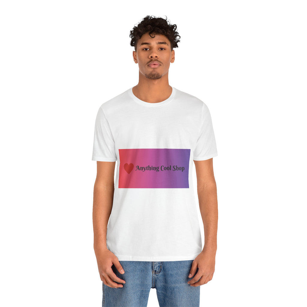 T-Shirt — "Anything Cool Shop" Gradient Logo Tee