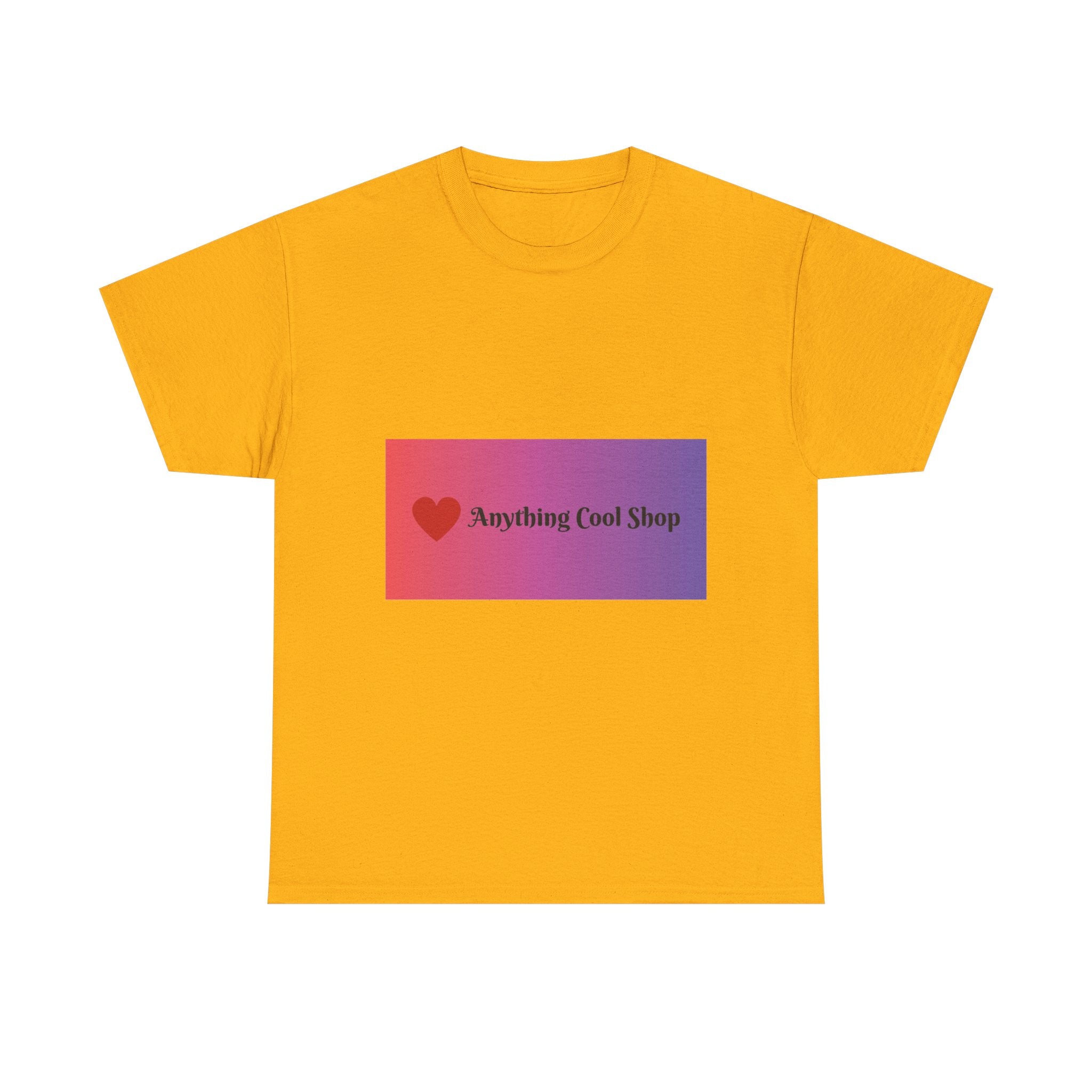 Graphic Tee — 'Anything Cool Shop' Heart Gradient Logo