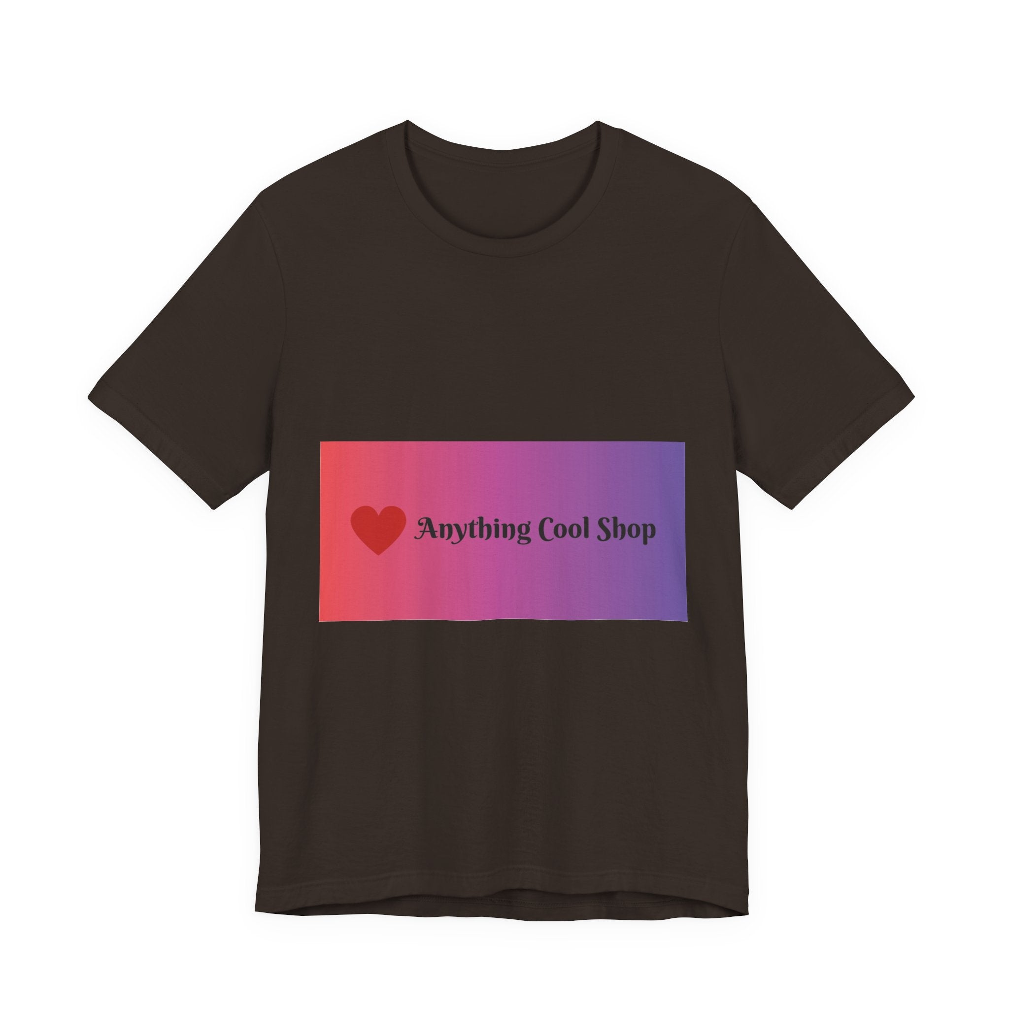 T-Shirt — "Anything Cool Shop" Gradient Logo Tee