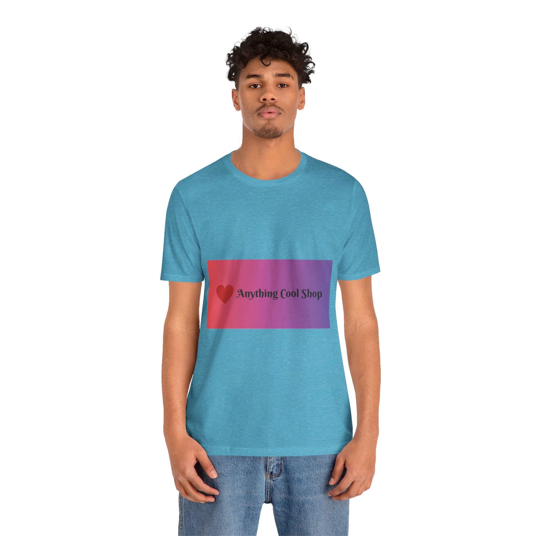 T-Shirt — "Anything Cool Shop" Gradient Logo Tee