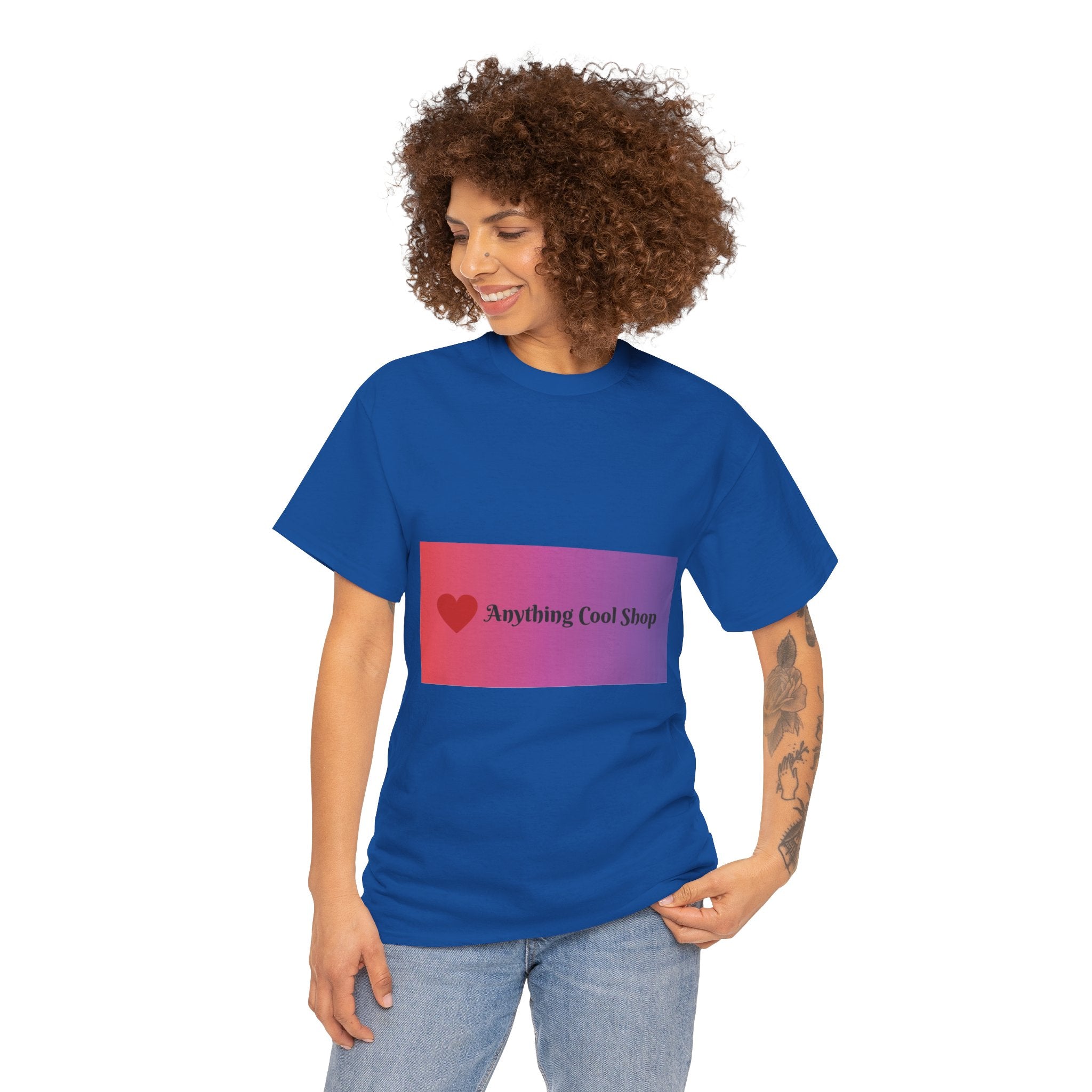 Graphic Tee — 'Anything Cool Shop' Heart Gradient Logo