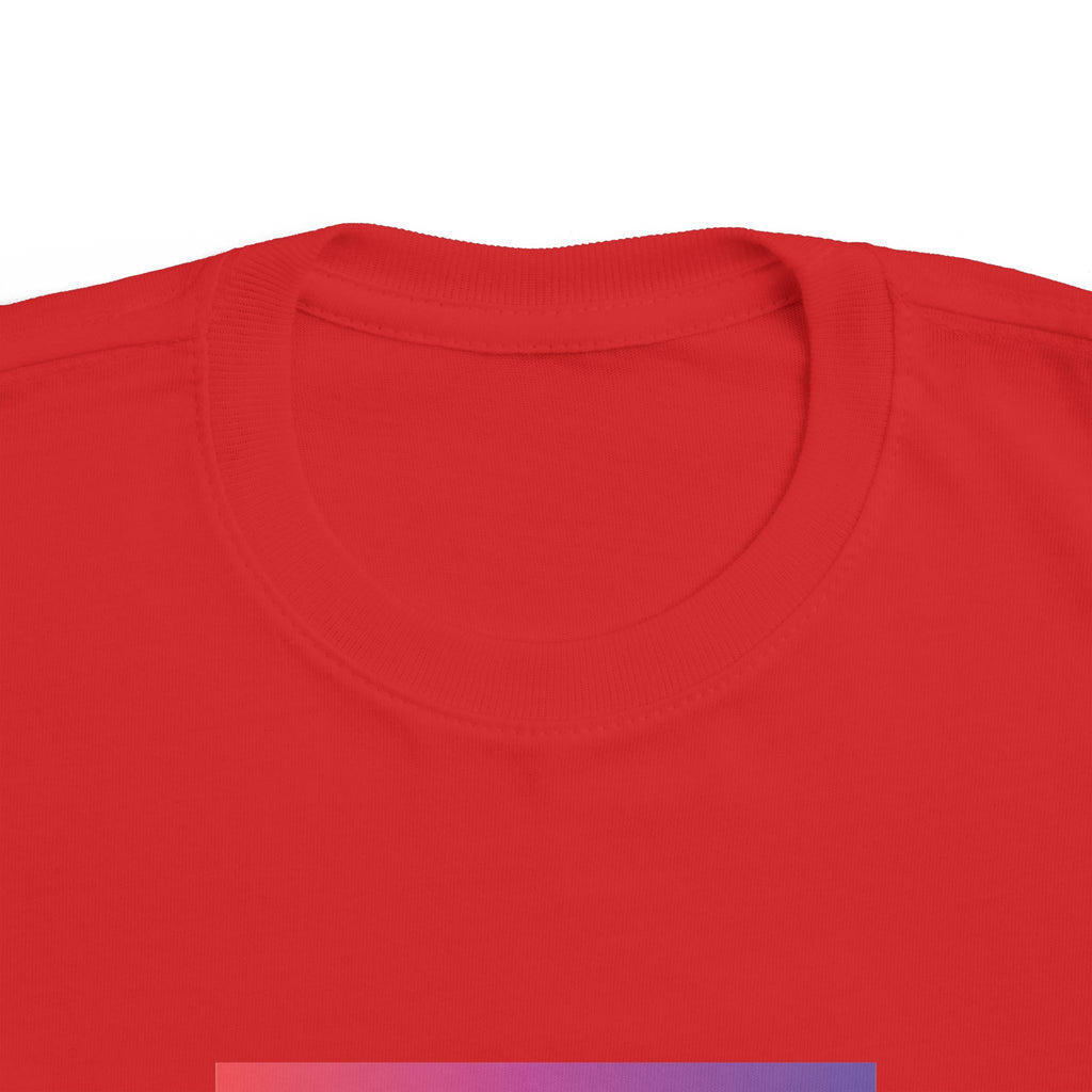 Toddler Tee — "Anything Cool Tho?" Gradient Heart Kids T‑Shirt