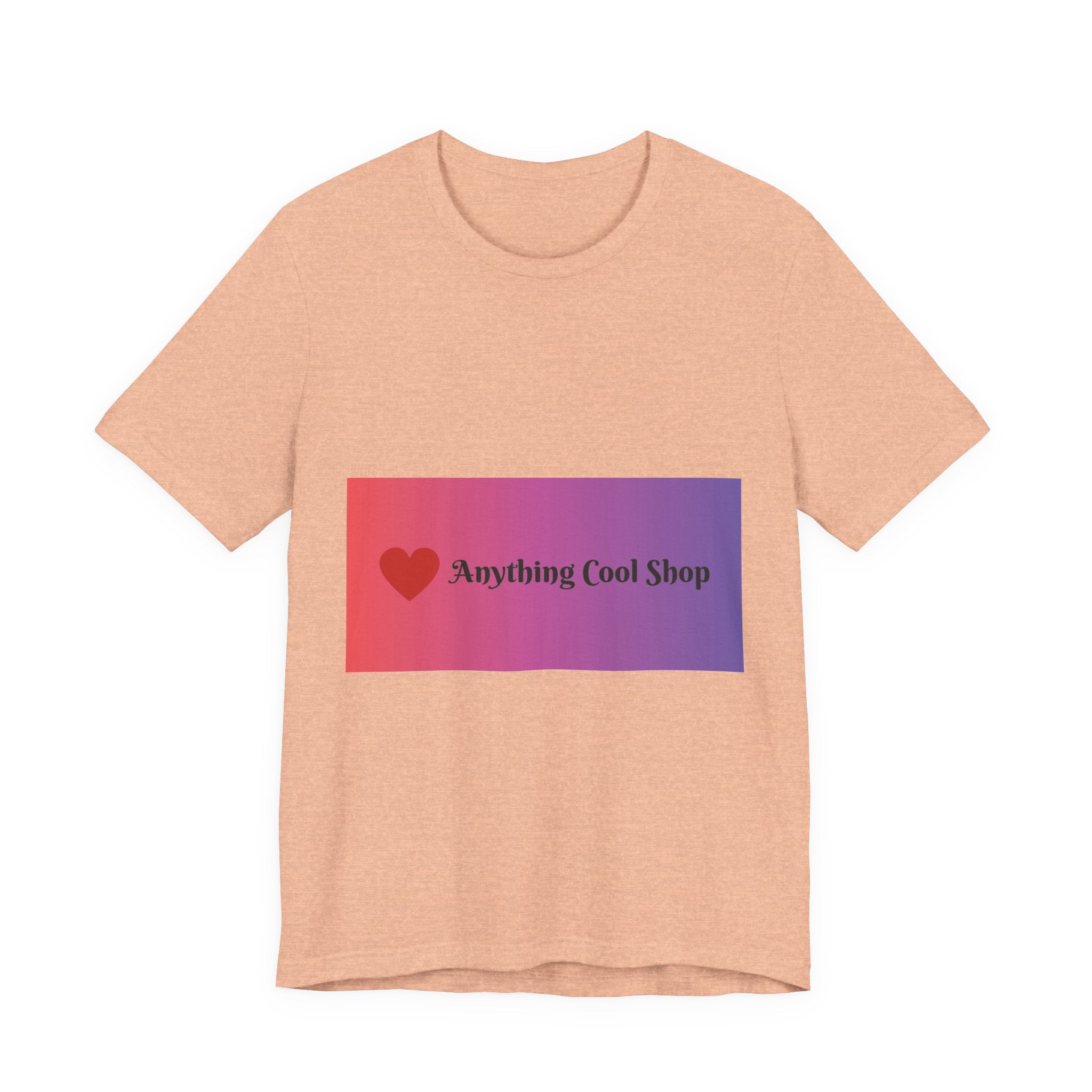 T-Shirt — "Anything Cool Shop" Gradient Logo Tee