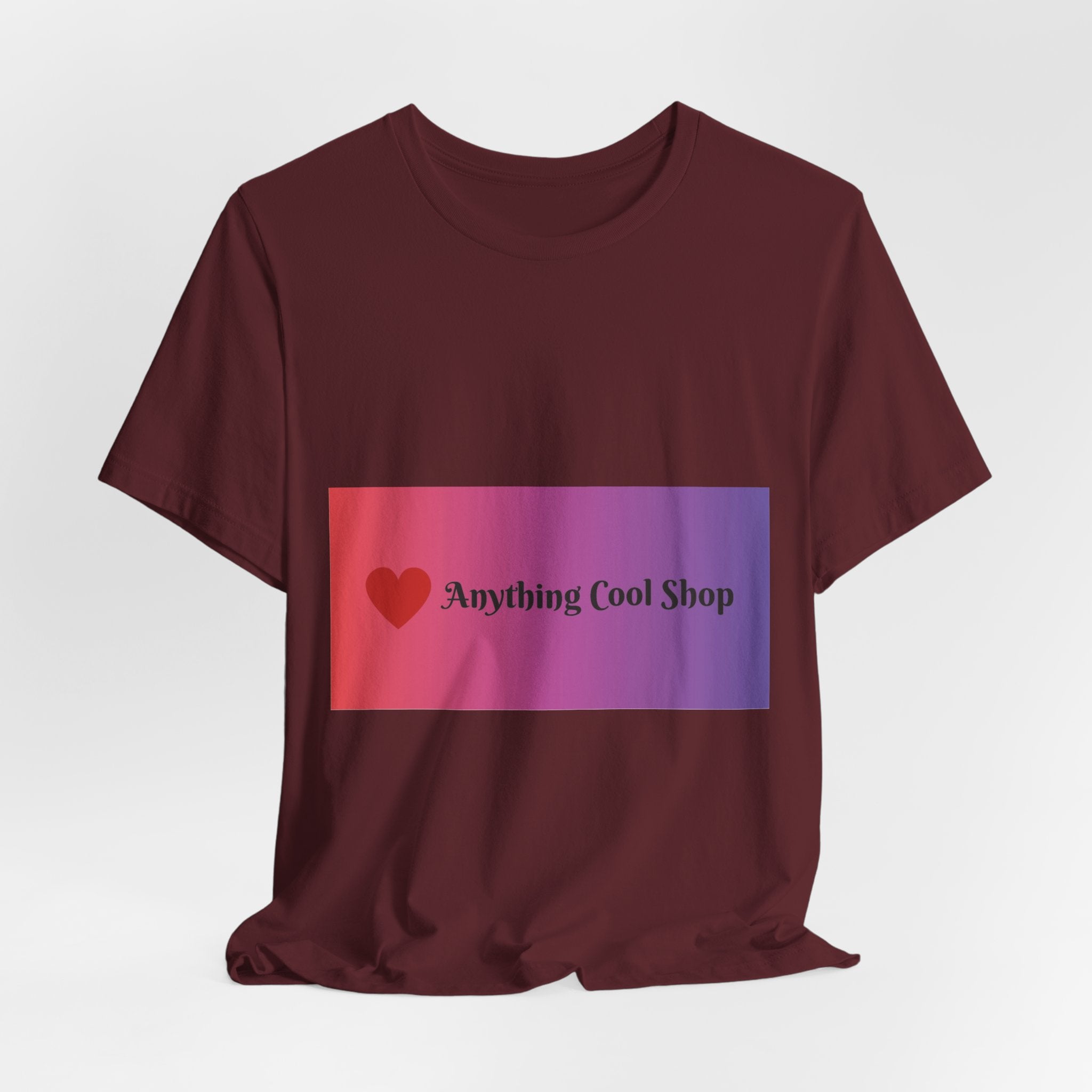 T-Shirt — "Anything Cool Shop" Gradient Logo Tee