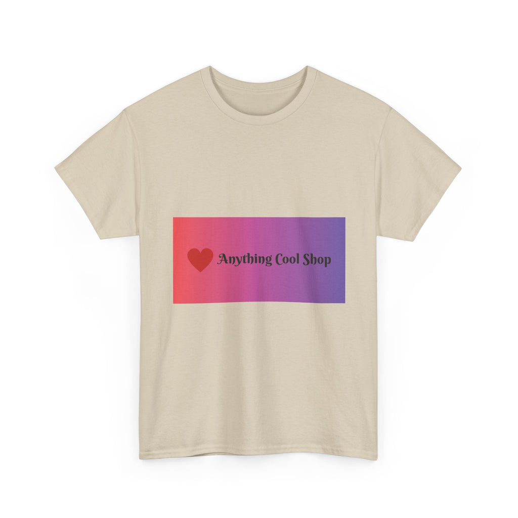 Graphic Tee — 'Anything Cool Shop' Heart Gradient Logo