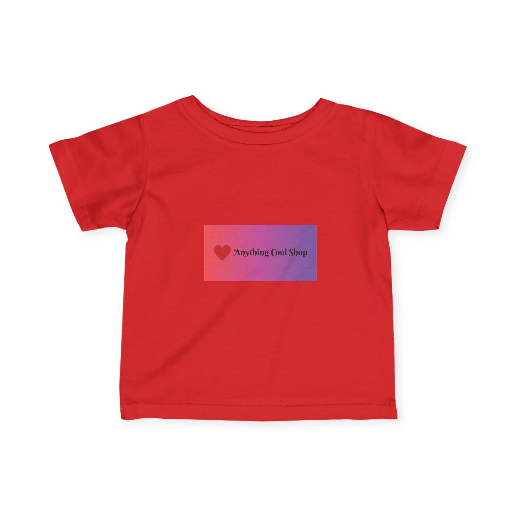 Infant Tee — Gradient Heart 'Averting Cool Shop' Baby Shirt