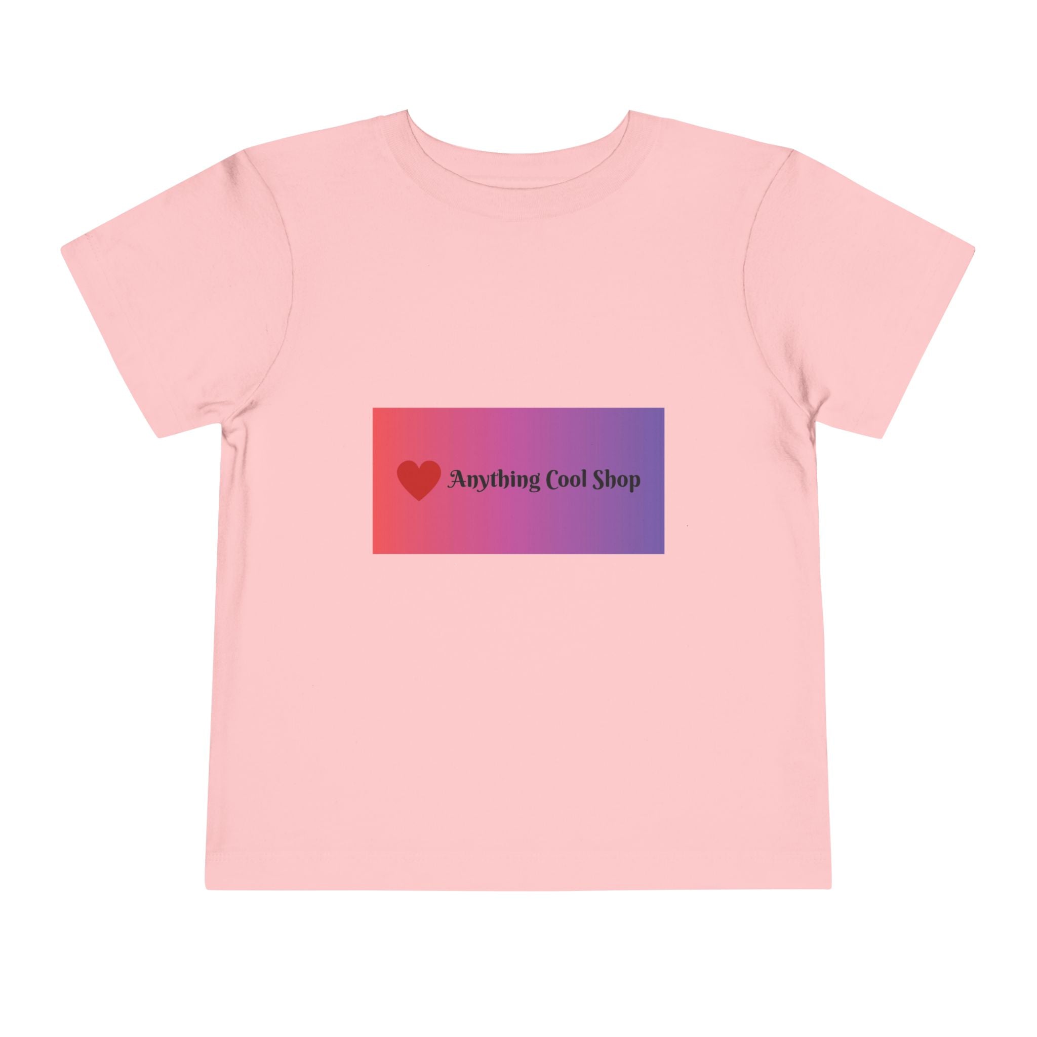 Toddler Tee - "Anything Cool Shop" Heart Logo Gradient Kids Shirt