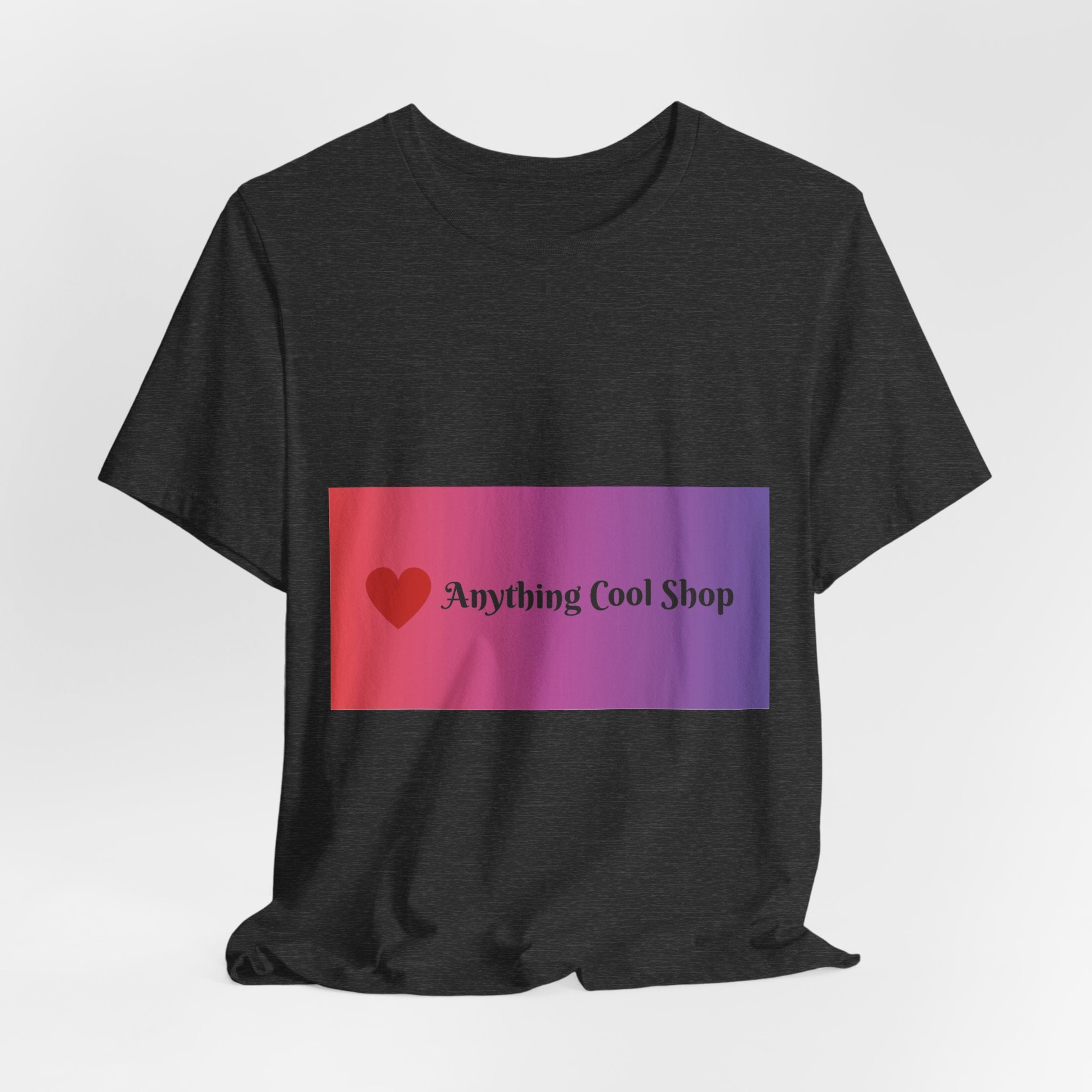 T-Shirt — "Anything Cool Shop" Gradient Logo Tee