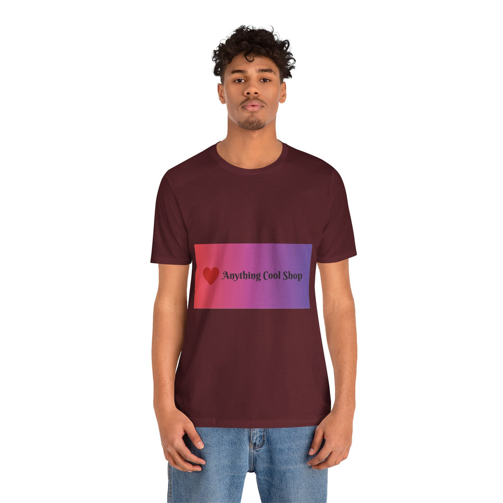 T-Shirt — "Anything Cool Shop" Gradient Logo Tee