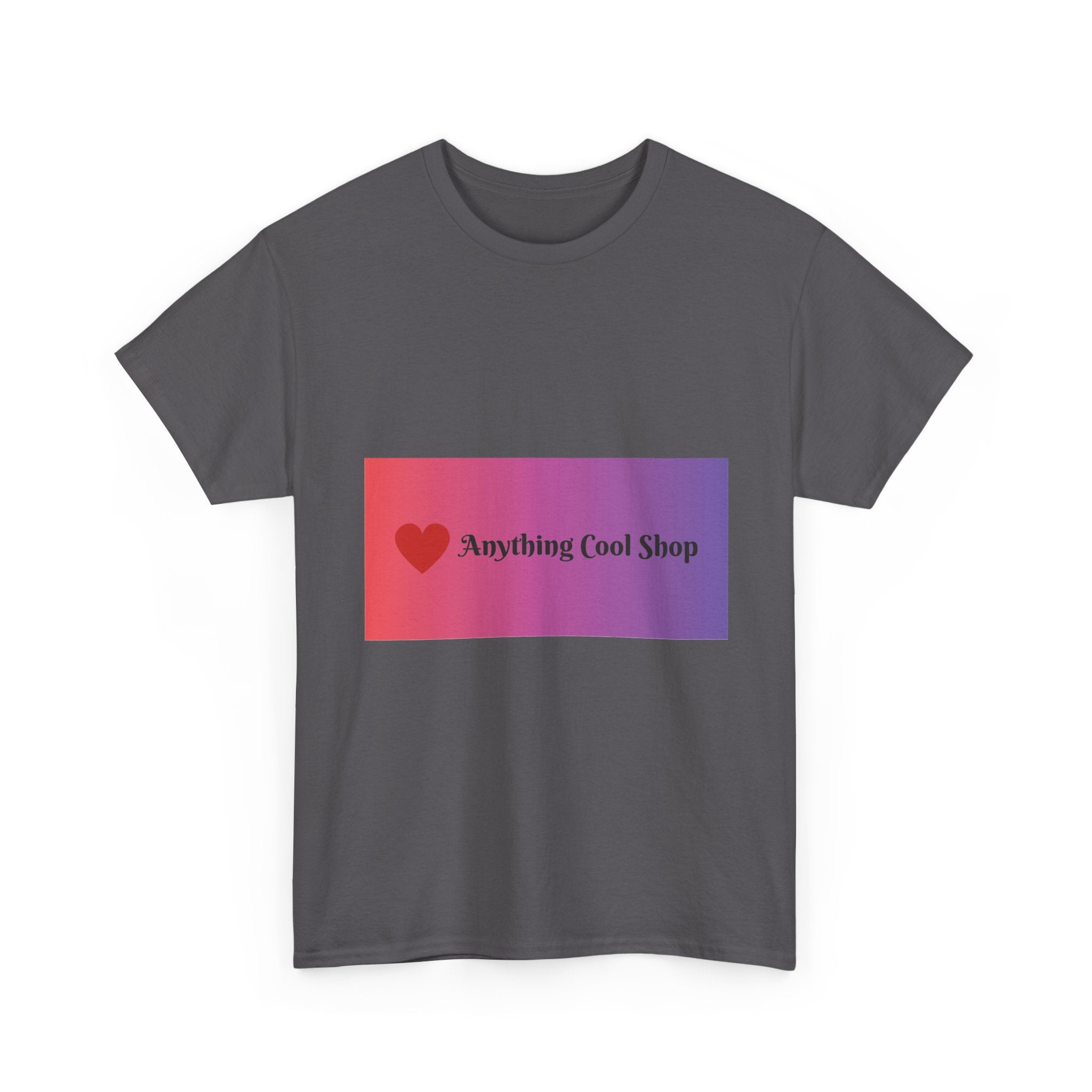 Graphic Tee — 'Anything Cool Shop' Heart Gradient Logo