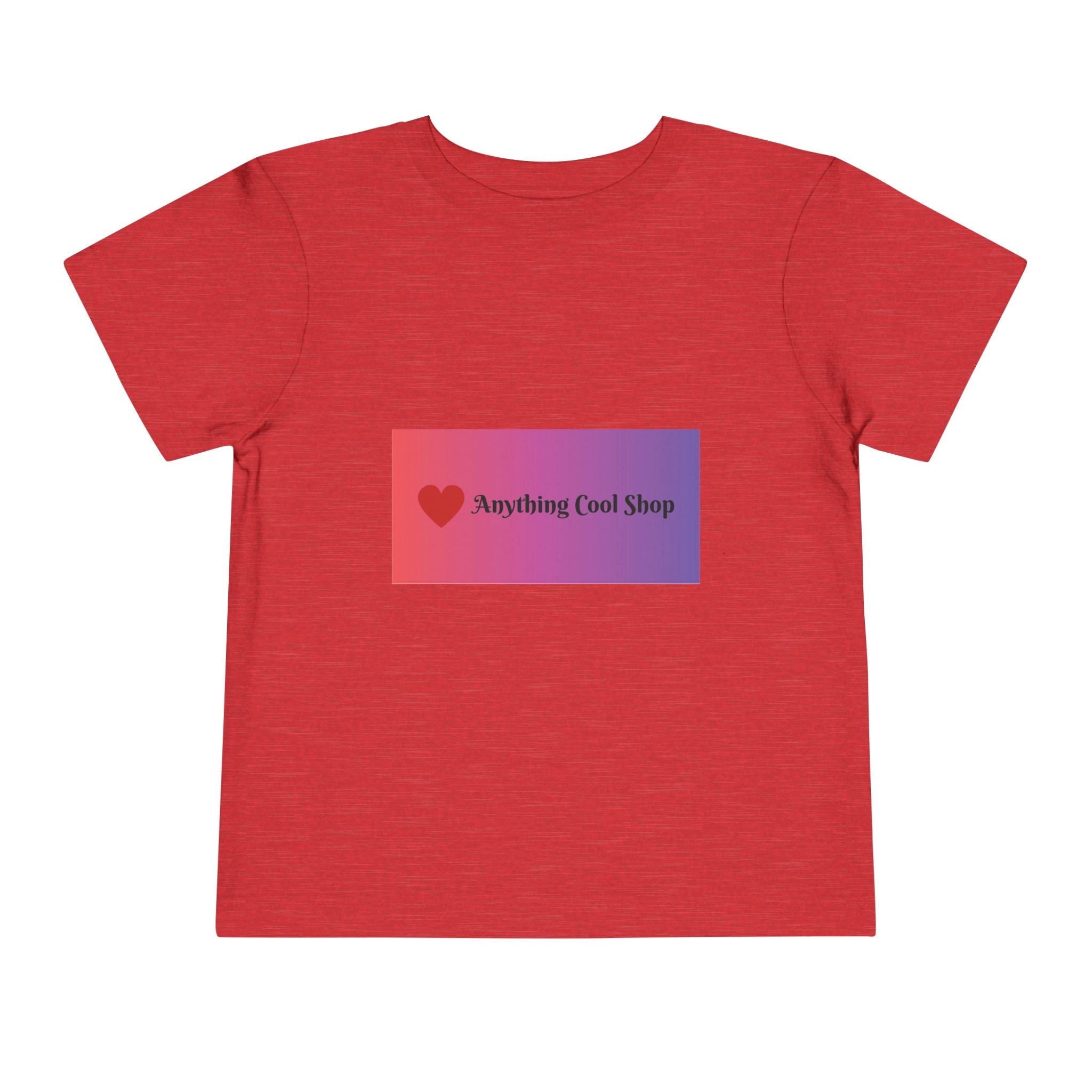 Toddler Tee - "Anything Cool Shop" Heart Logo Gradient Kids Shirt