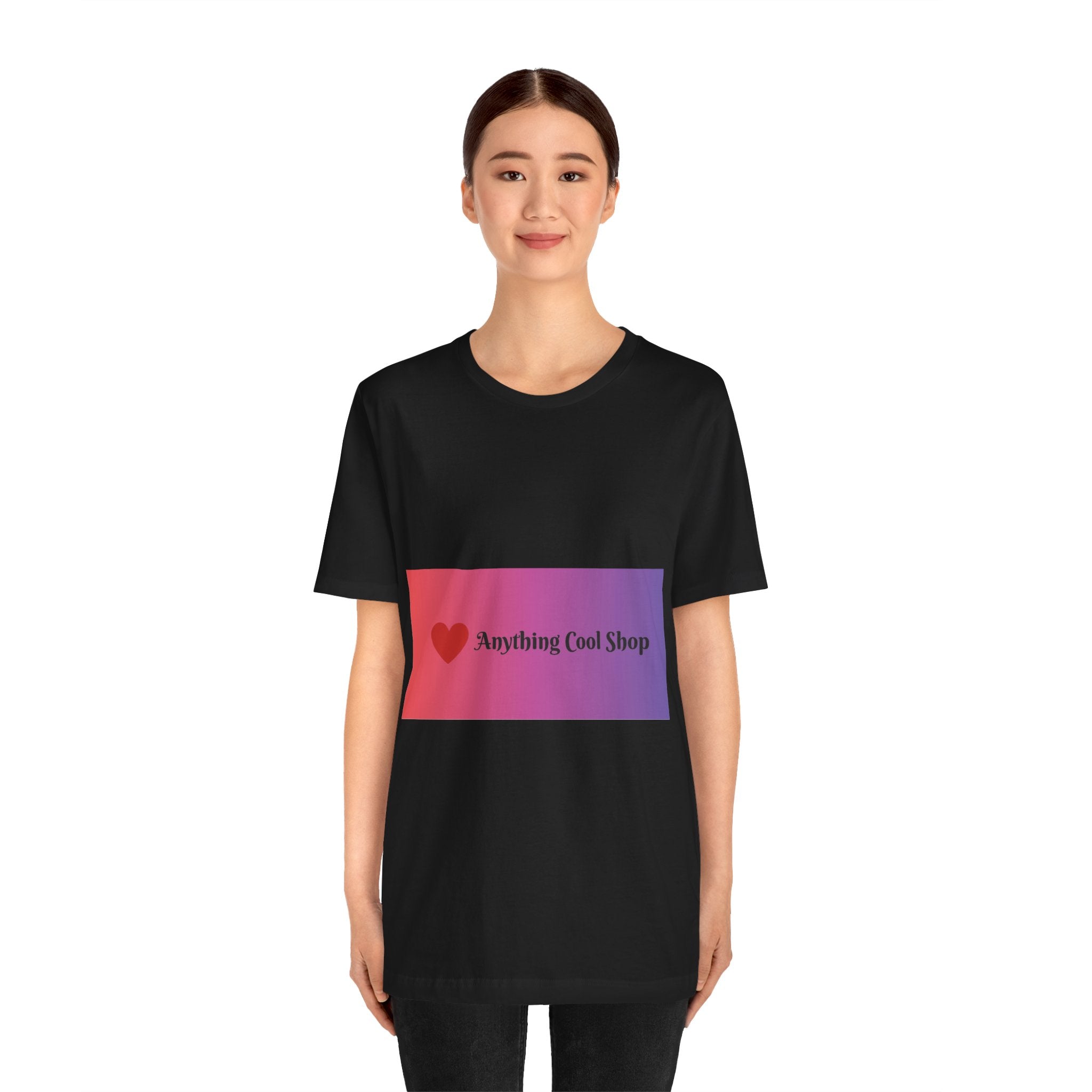 T-Shirt — "Anything Cool Shop" Gradient Logo Tee