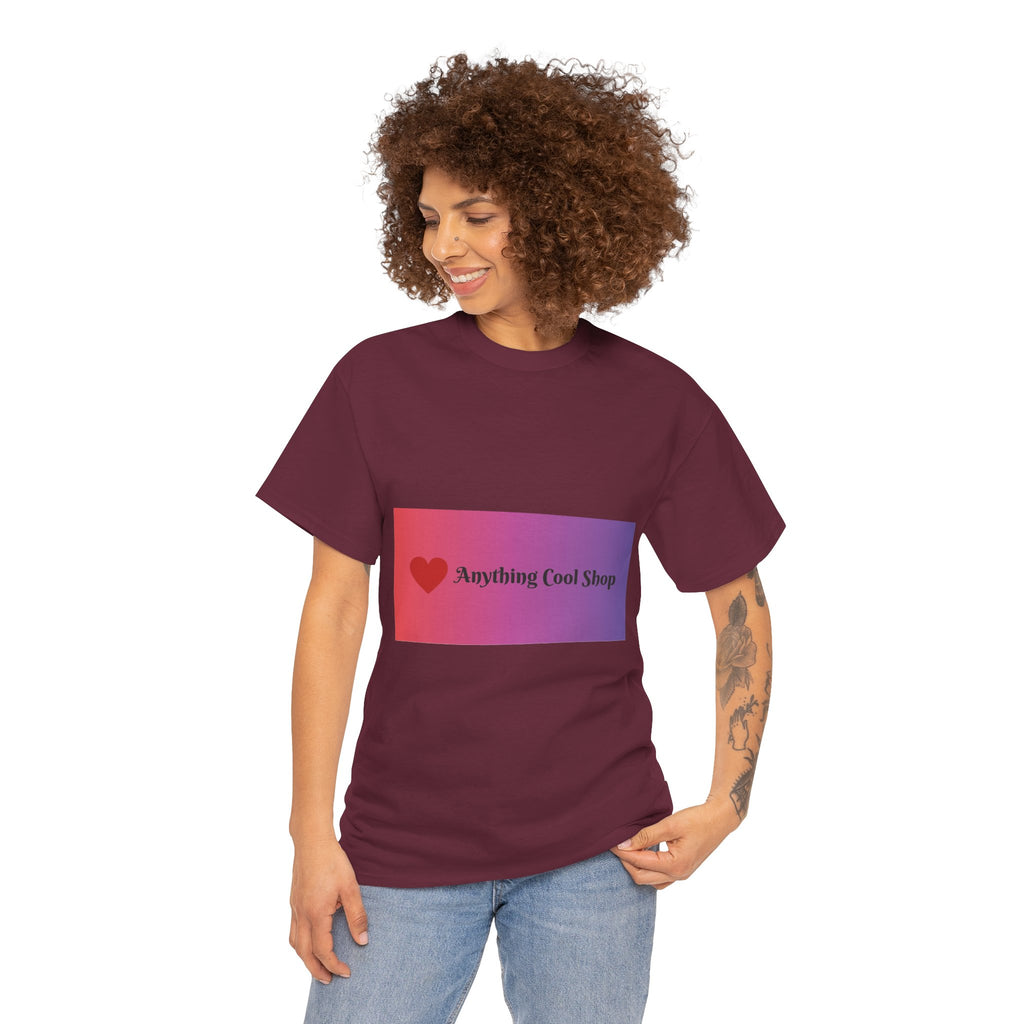 Graphic Tee — 'Anything Cool Shop' Heart Gradient Logo