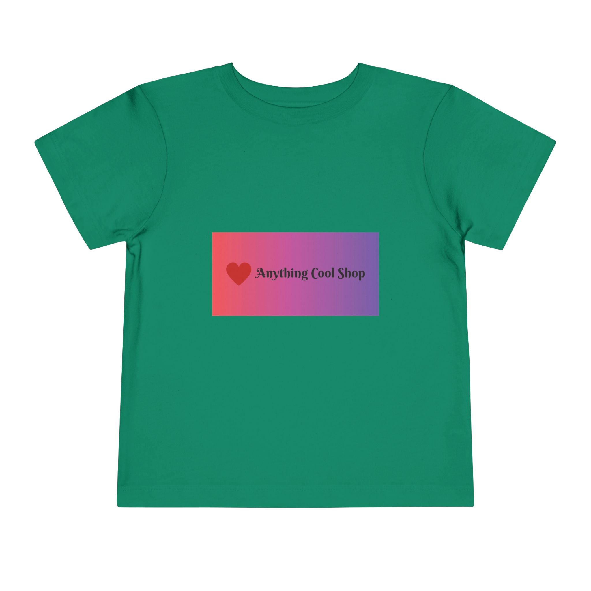Toddler Tee - "Anything Cool Shop" Heart Logo Gradient Kids Shirt