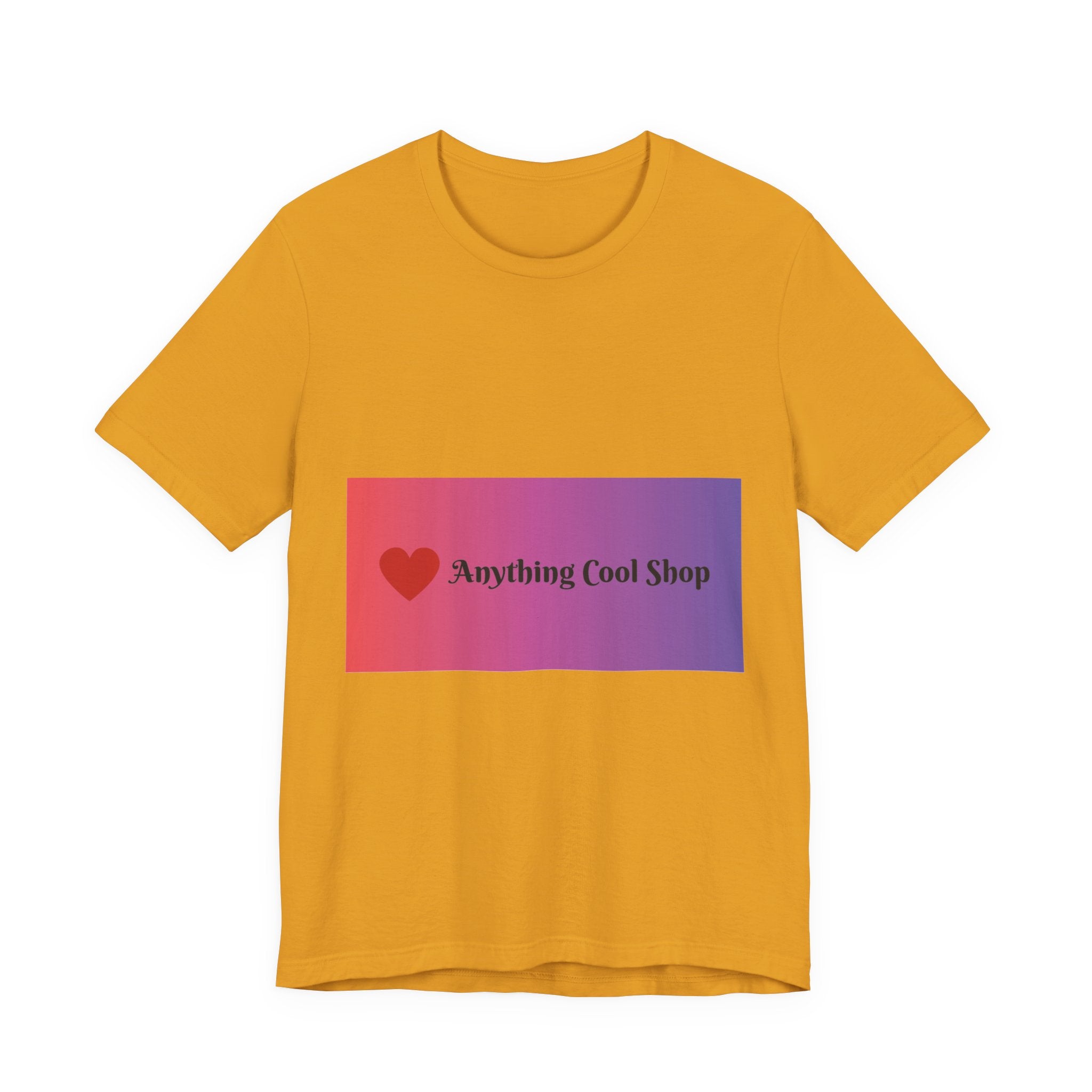 T-Shirt — "Anything Cool Shop" Gradient Logo Tee