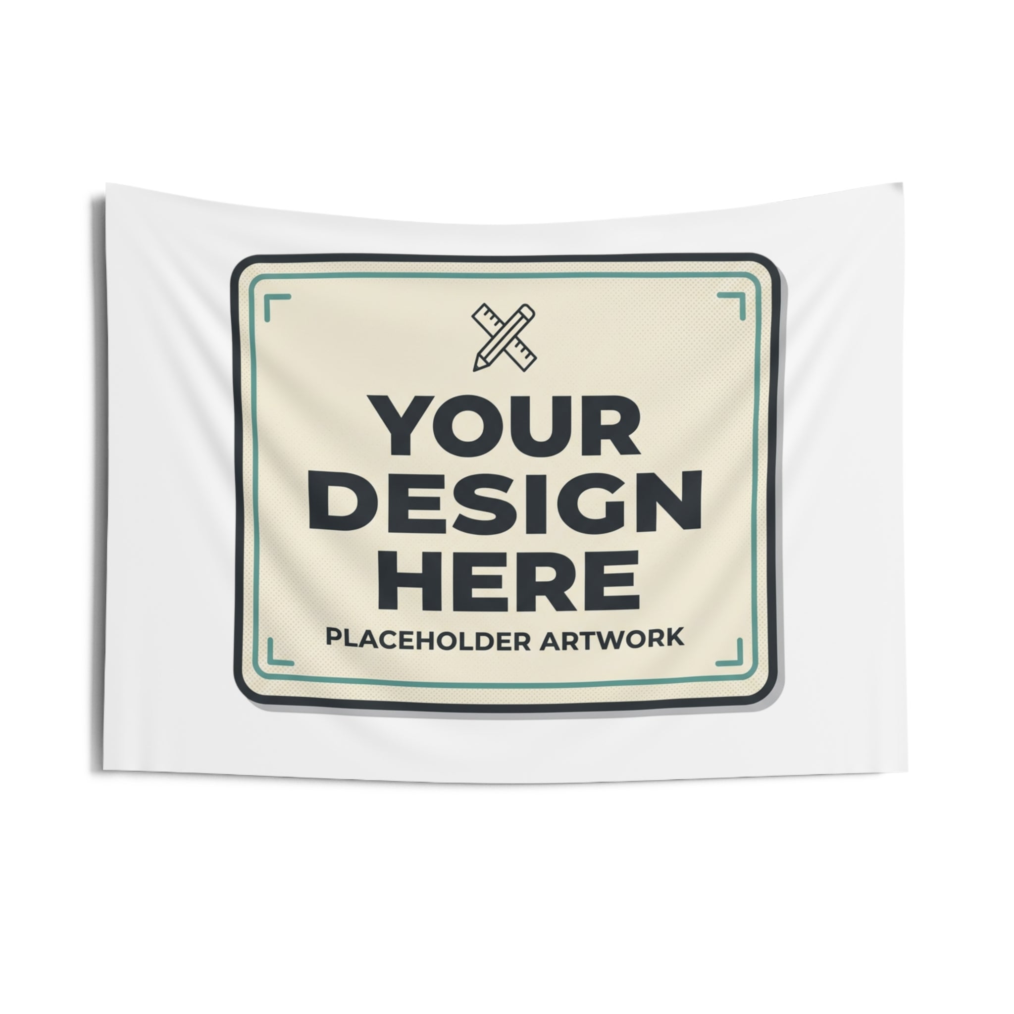 Indoor Wall Tapestry — Custom Design Placeholder Artwork