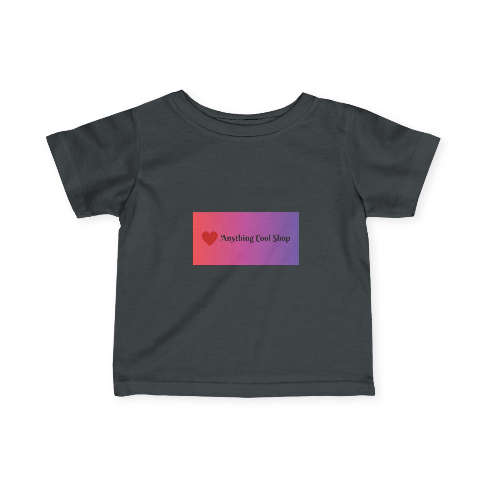 Infant Tee — Gradient Heart 'Averting Cool Shop' Baby Shirt