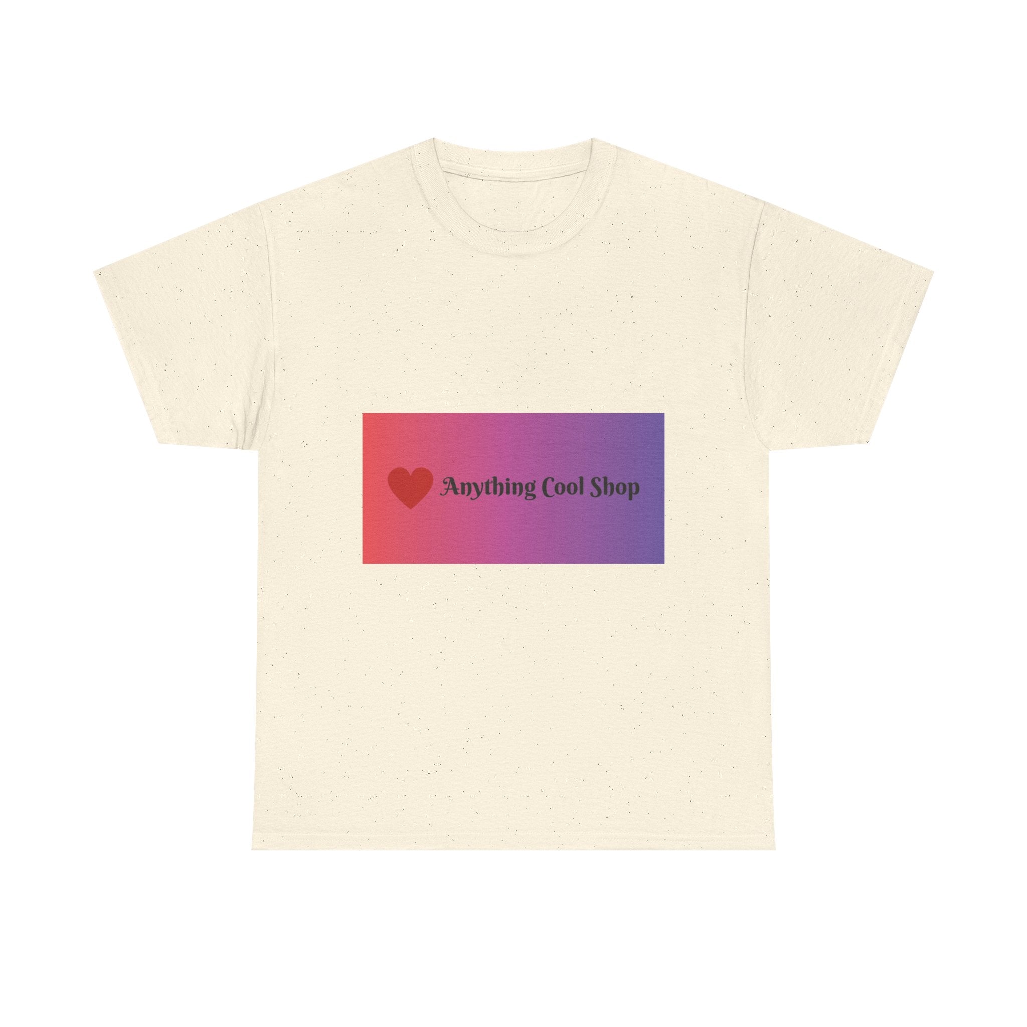 Graphic Tee — 'Anything Cool Shop' Heart Gradient Logo