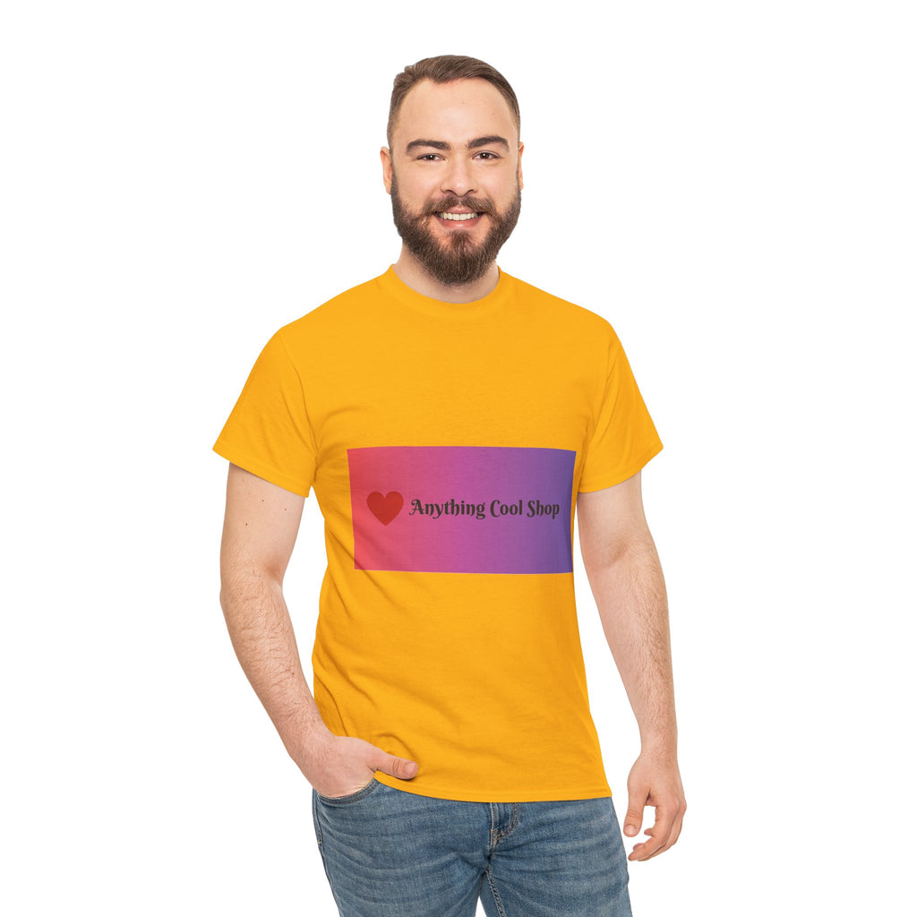 Graphic Tee — 'Anything Cool Shop' Heart Gradient Logo