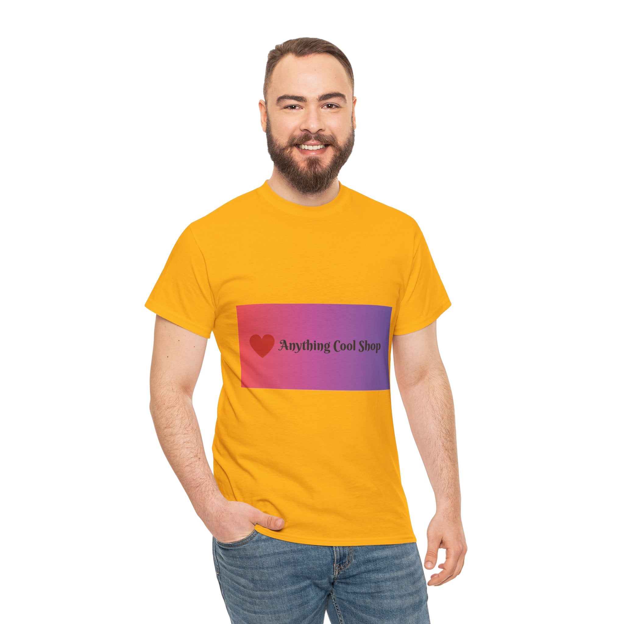 Graphic Tee — 'Anything Cool Shop' Heart Gradient Logo
